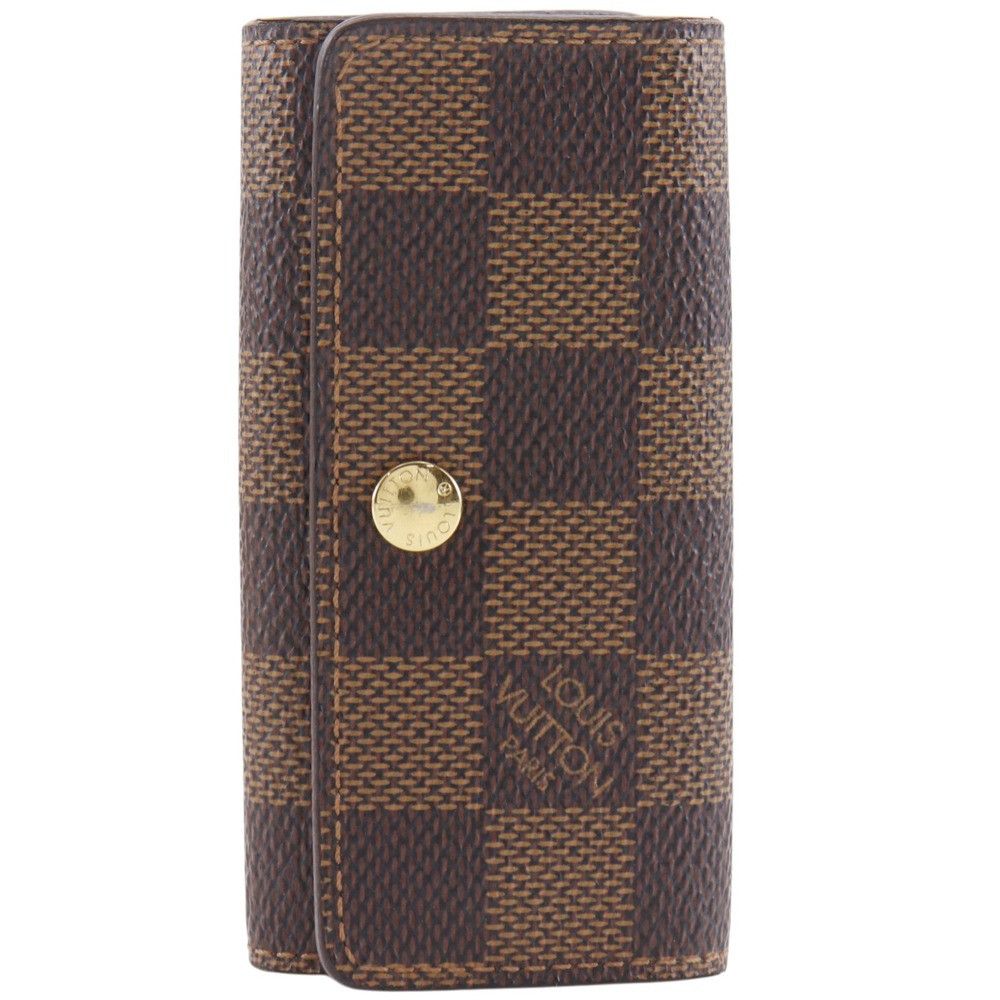 Louis Vuitton Louis Vuitton Louis Vuitton Multicles 4 Damier Canvas Key Case Textile Key case N62631 DUTY FREE for USA Size ONE SIZE - 1 Thumbnail