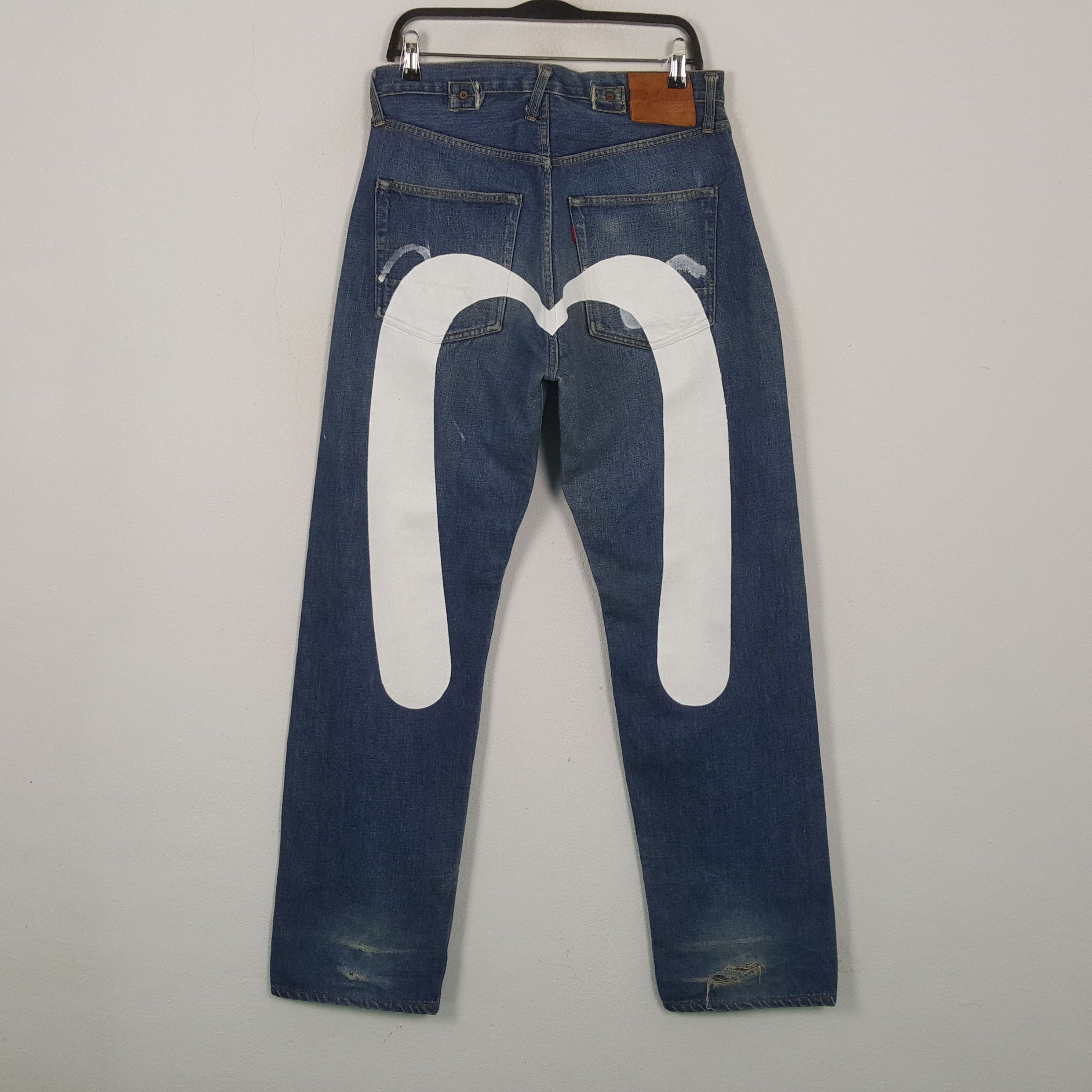 Evisu Evis Japanese Brand Streetwear Custom Daicock Jeans RR10 Size US 32 / EU 48 - 1 Thumbnail