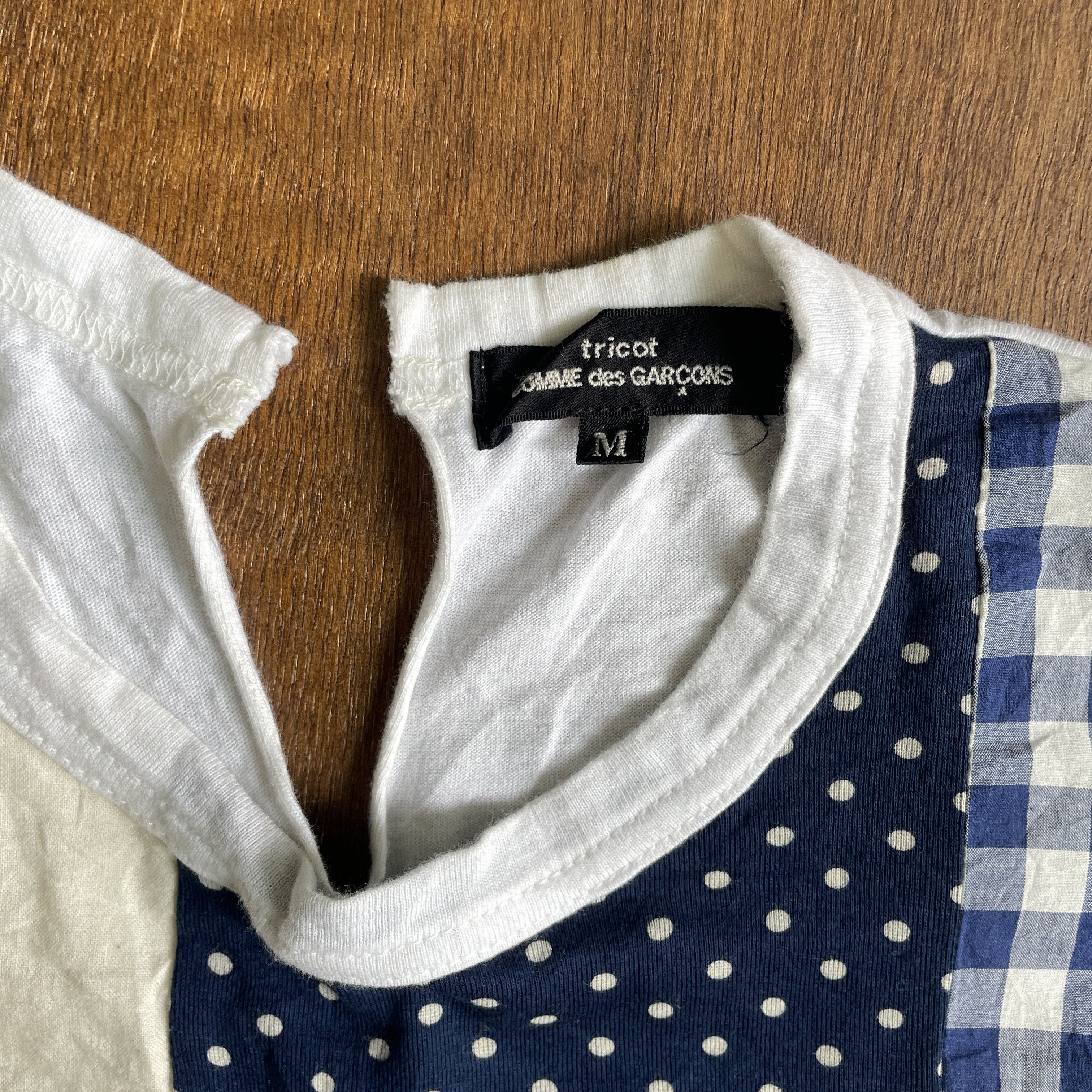 Comme des Garcons Comme des Garcons Boro Five Fabric Patch Tee 2012 Size US S / EU 44-46 / 1 - 3 Thumbnail