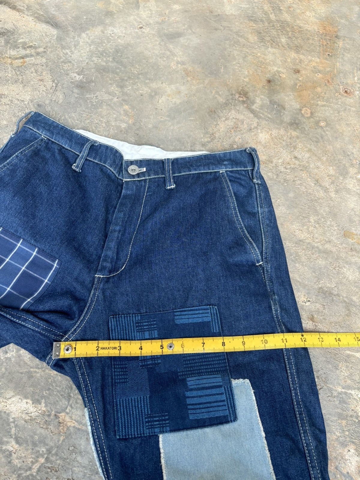 Hysteric Glamour Patchwork Unstudied Kapital Style Pants Size US 30 / EU 46 - 11 Thumbnail