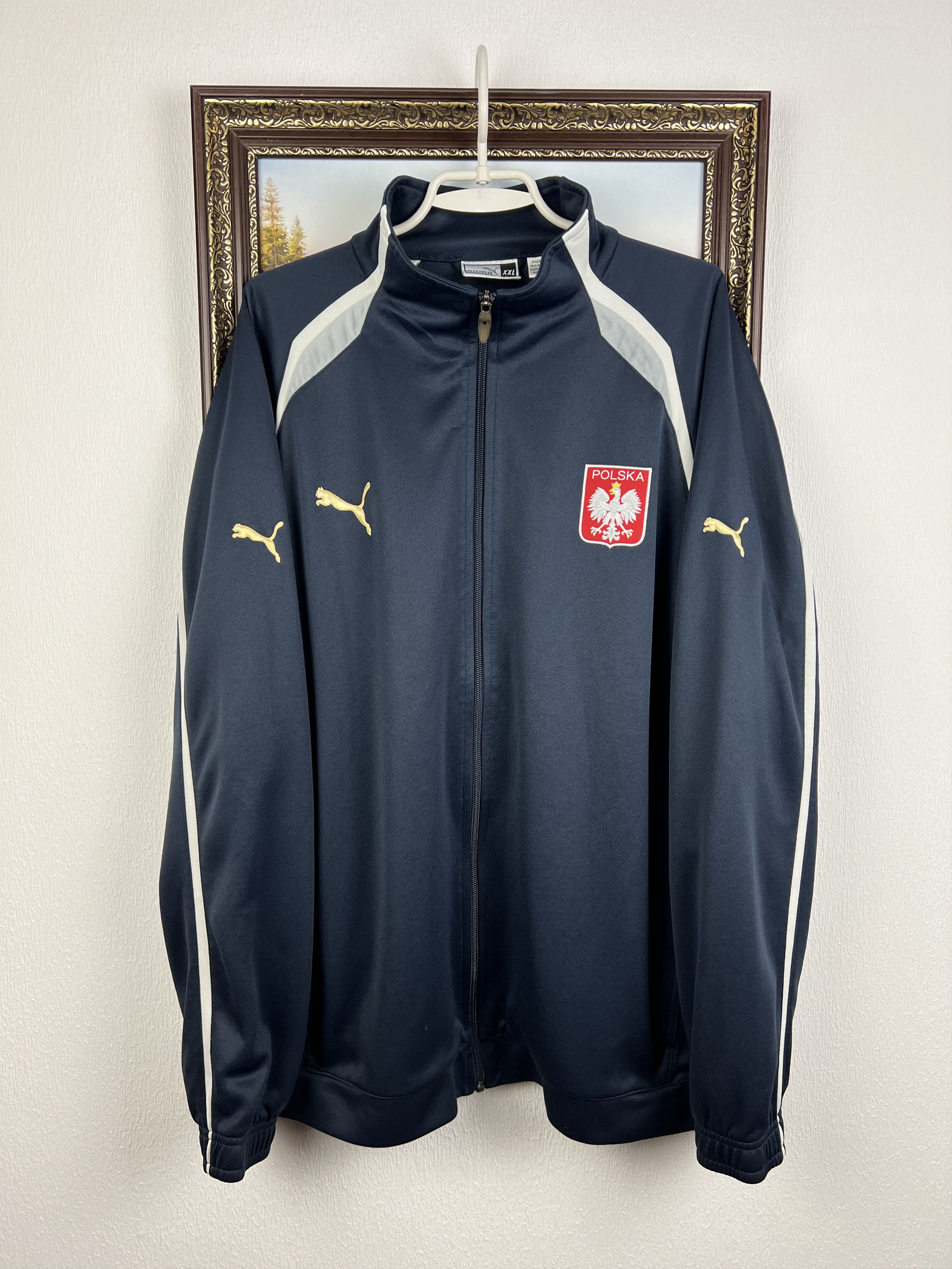 Puma Poland Football Jacket Soccer Track Top National Team Size US XXL / EU 58 / 5 - 1 Thumbnail