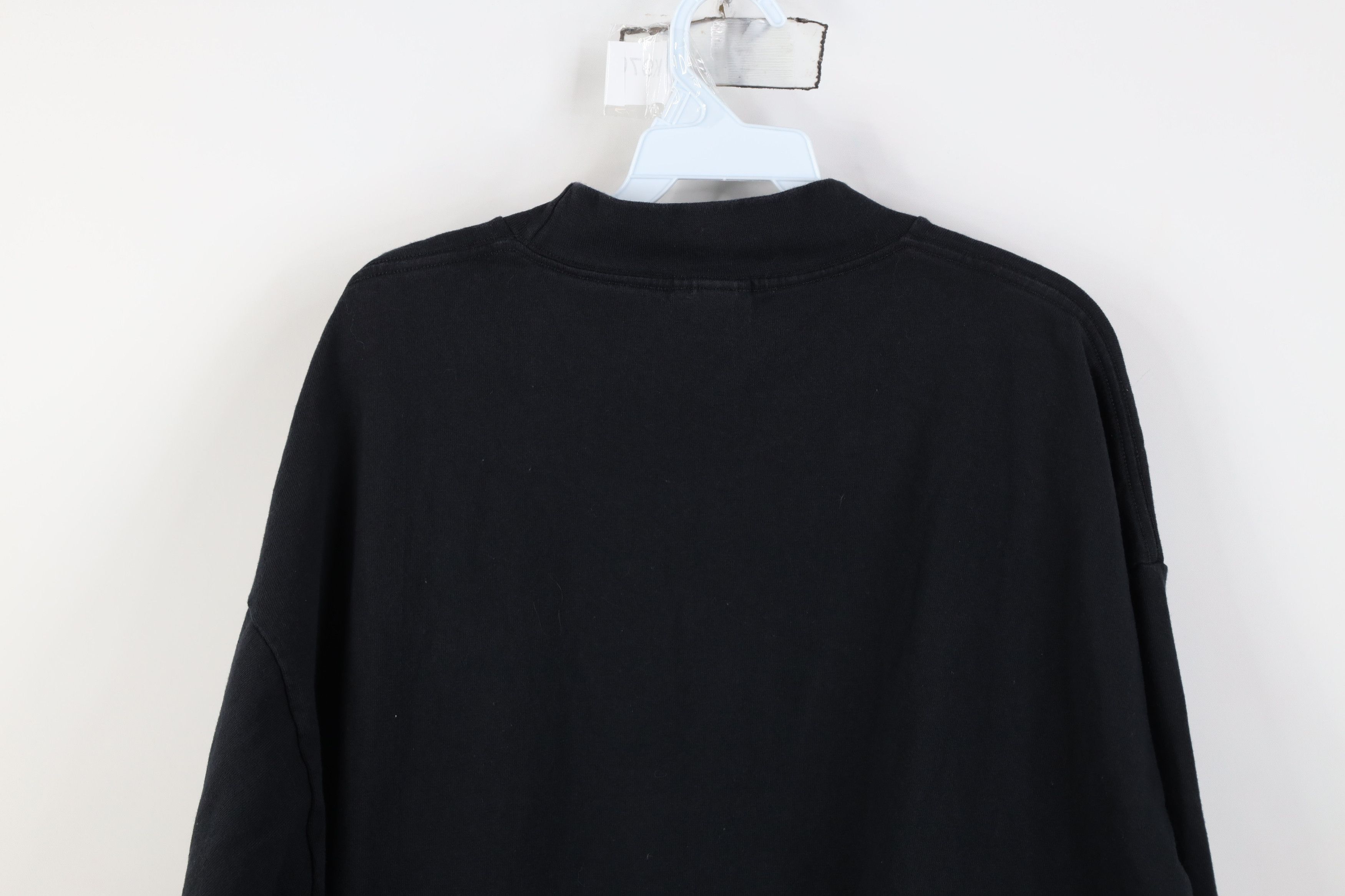 Nike Vintage Nike Mini Swoosh Mock Neck Long Sleeve T-Shirt Black Size US XXL / EU 58 / 5 - 13 Thumbnail