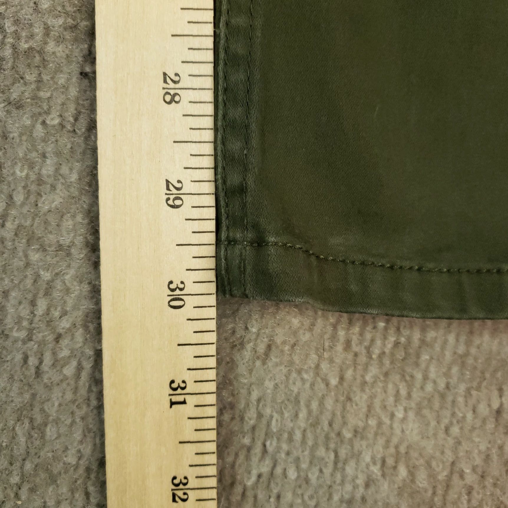 Hudson Hudson Jeans Womens Straight Leg Stretch Size 18 Green Cotton Spandex Mid Rise Slim Fit Size 28" / US 6 / IT 42 - 3 Thumbnail