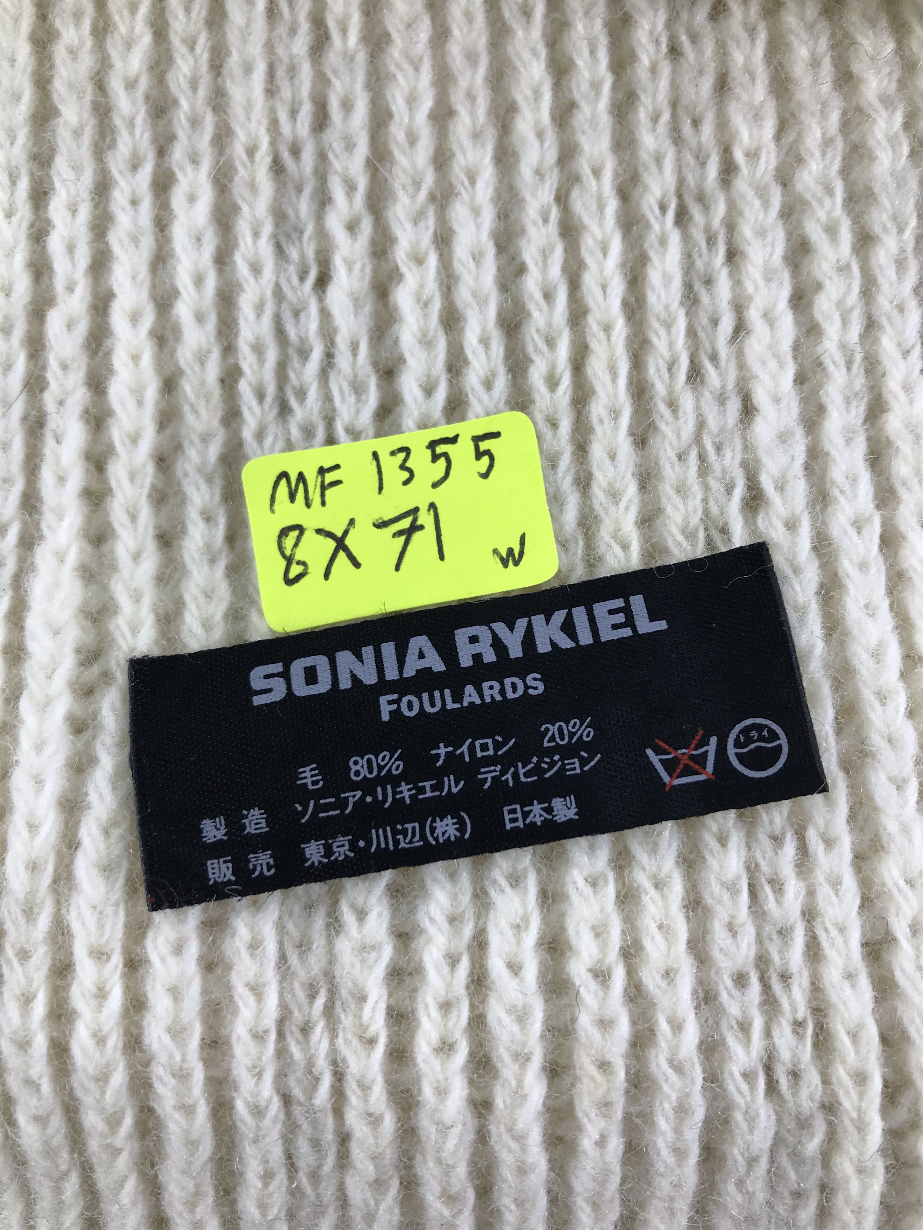 Sonia Rykiel Vintage Sonia Rykiel Scarf/Muffler/Neckwear MF1355 Size ONE SIZE - 5 Thumbnail