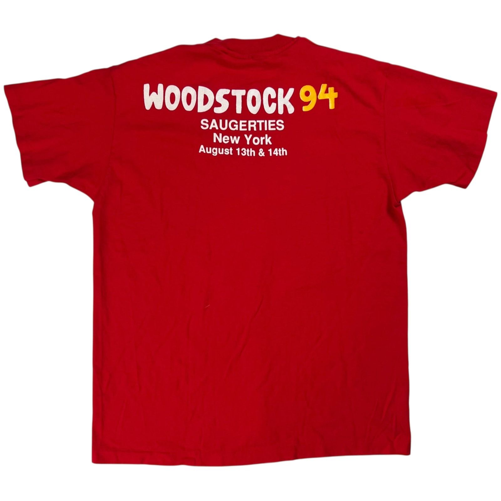Anvil × Band Tees × Vintage Vintage 1994 Woodstock Festival 2 more days of peace tee Size US XL / EU 56 / 4 - 7 Thumbnail