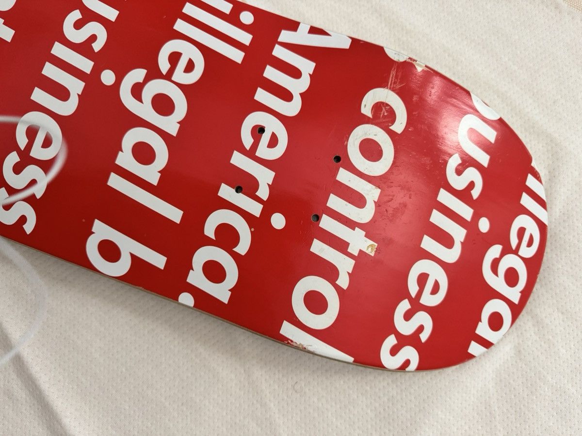Supreme Supreme SS18 Illegal Business Controls Skateboard W Gucci Size ONE SIZE - 5 Thumbnail