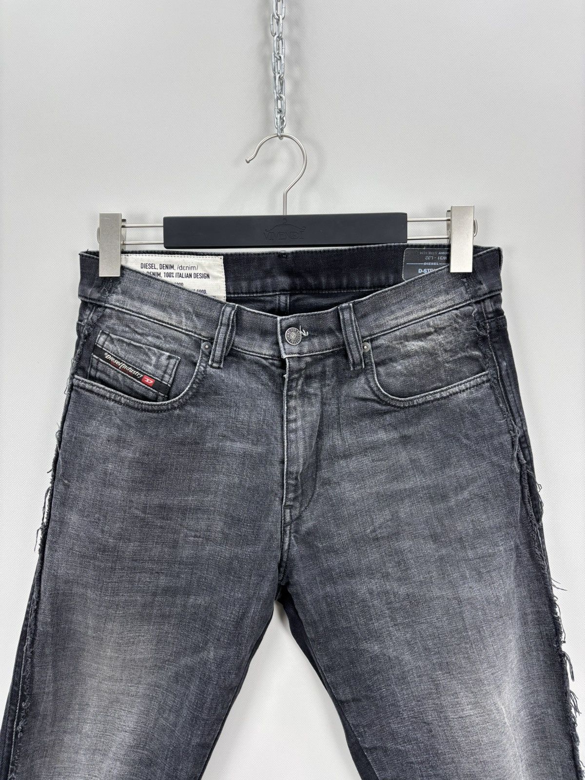 Diesel Mens jeans Diesel Size 31 Color Gray/Black Size US 31 - 3 Thumbnail