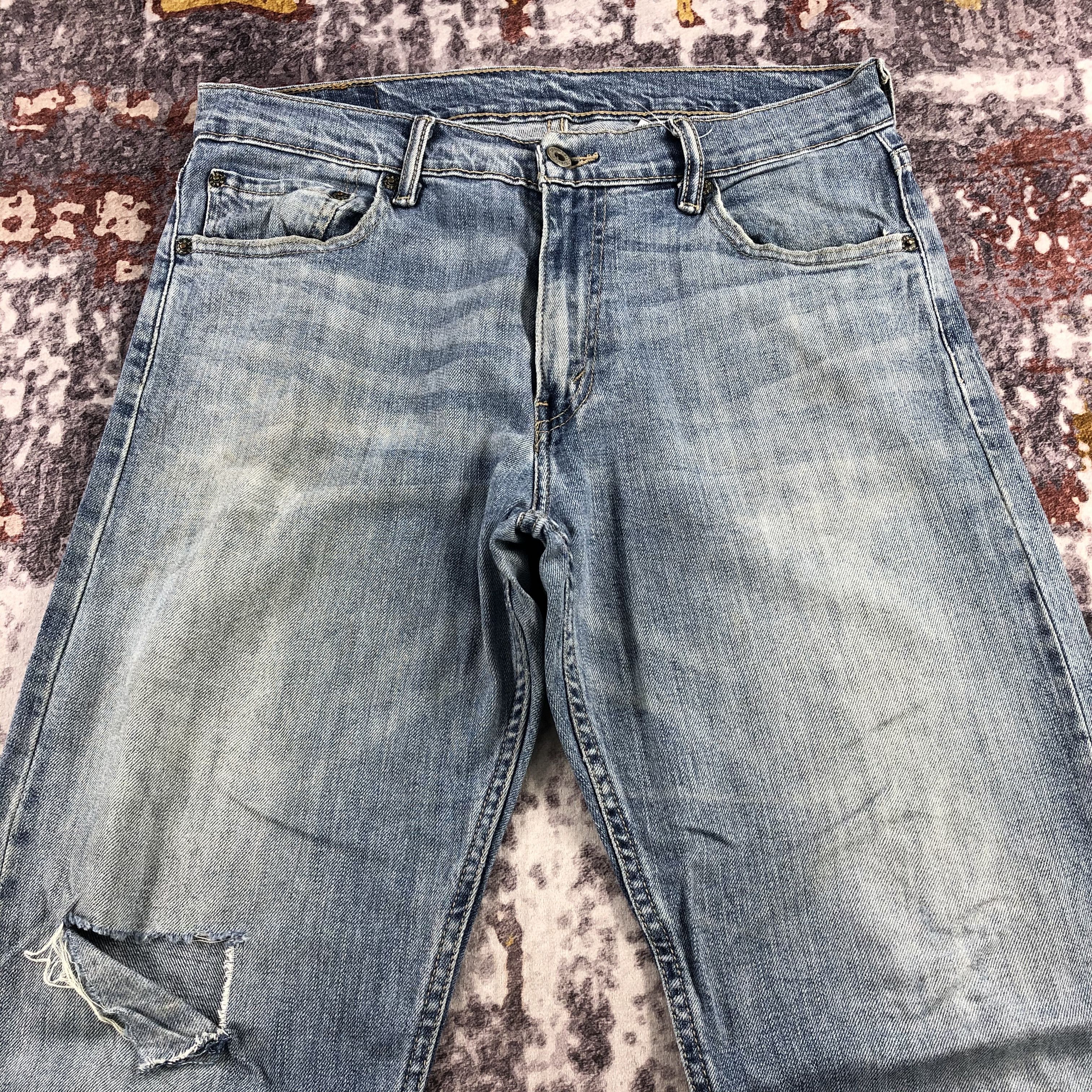 Levi's × Vintage Vintage Blue Wash Levis 504 Jeans-JM2433 Size US 33 - 3 Thumbnail