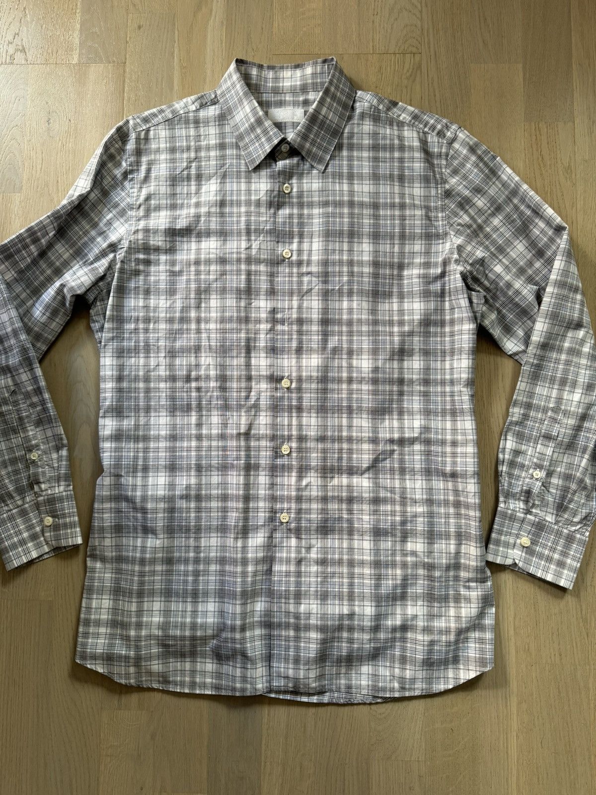 Prada PRADA men shirt STUDY REAL TAPE MEASUREMENTS IN PHOTOS CAREF Size US L / EU 52-54 / 3 - 2 Thumbnail