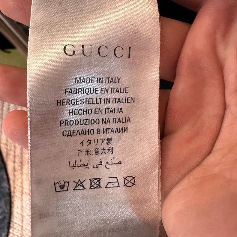 Gucci Gucci Dark blue tiger belt short sleeves 2501-Nextarrow Size US S / EU 44-46 / 1 - 5 Thumbnail