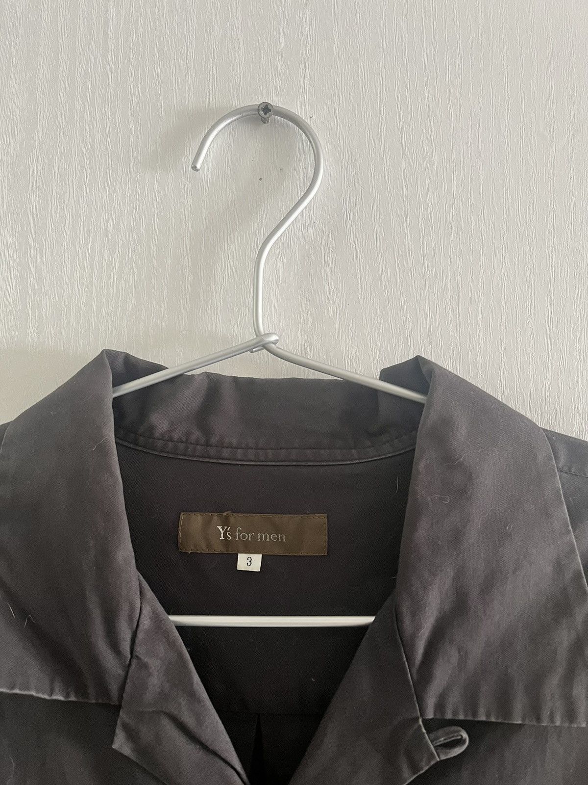 Yohji Yamamoto Ys for men Black Cotton Shirt Size US M / EU 48-50 / 2 - 2 Thumbnail