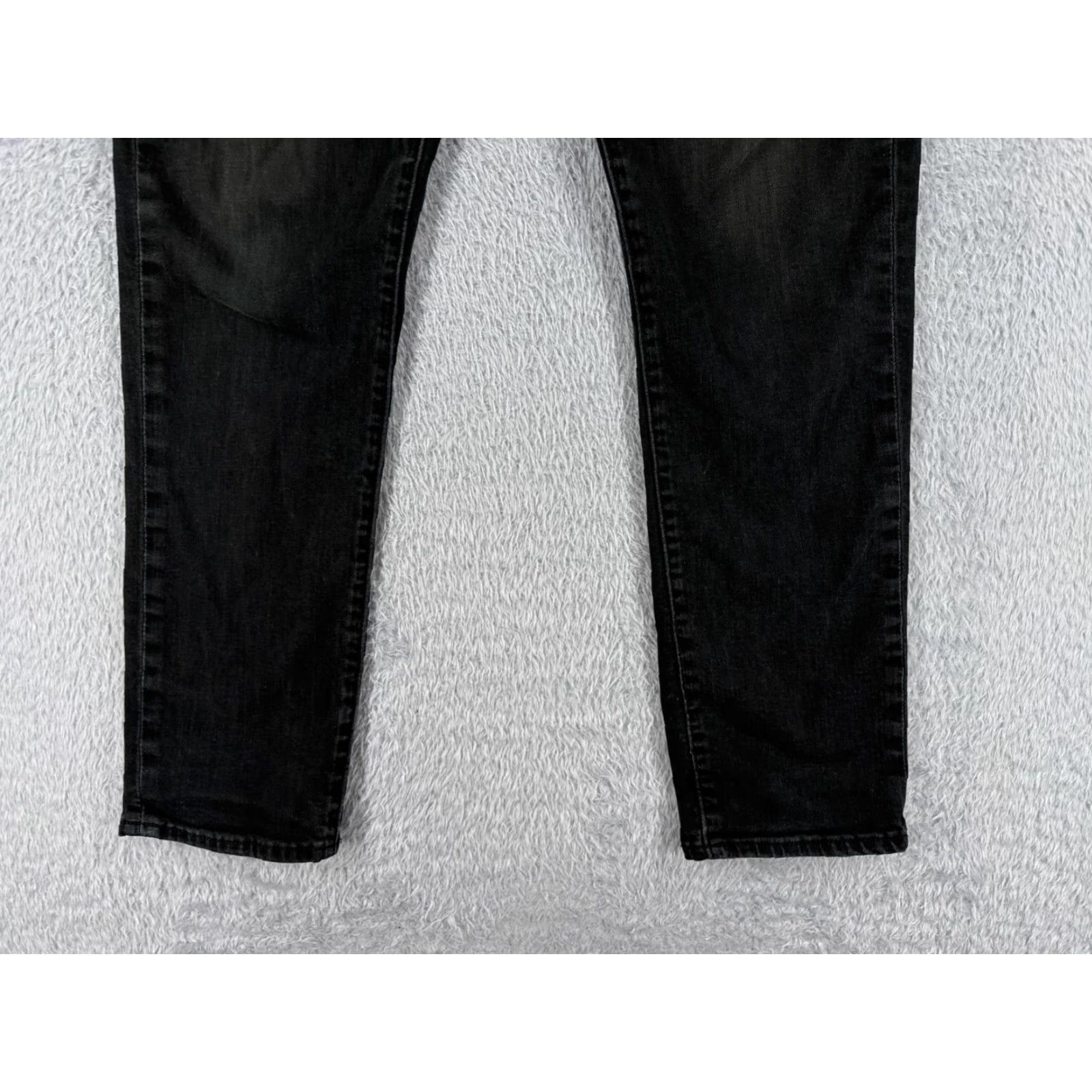 Levi's Levis Jeans Adult 34 Black Denim 511 Cotton Blend Premium Zip 33x28 Big E Mens Size US 34 / EU 50 - 2 Thumbnail
