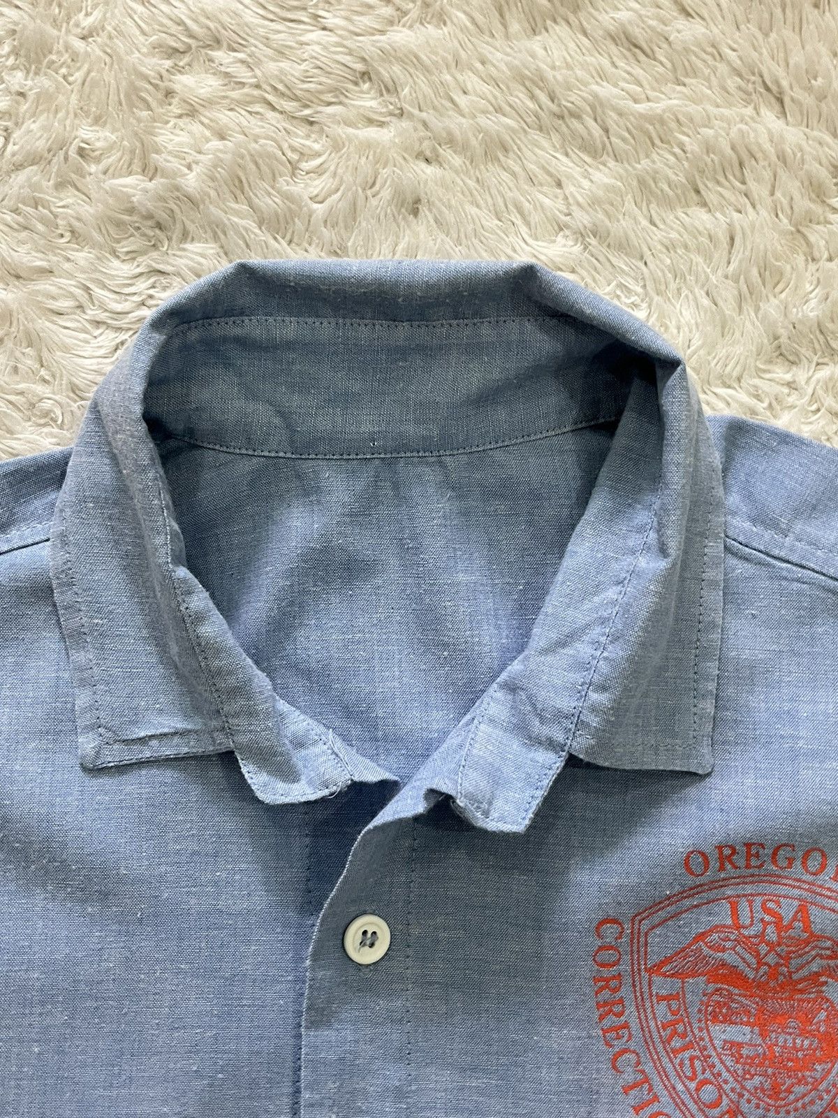 Other vintage inmate prisoner chambray work shirt Size US L / EU 52-54 / 3 - 4 Thumbnail