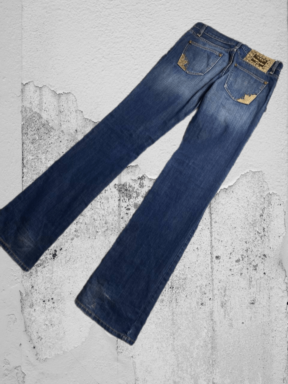 Other Crazy Crash Dirty Baggy Faded Jean Japan Avant Garde Style Size US 30 / EU 46 - 1 Thumbnail