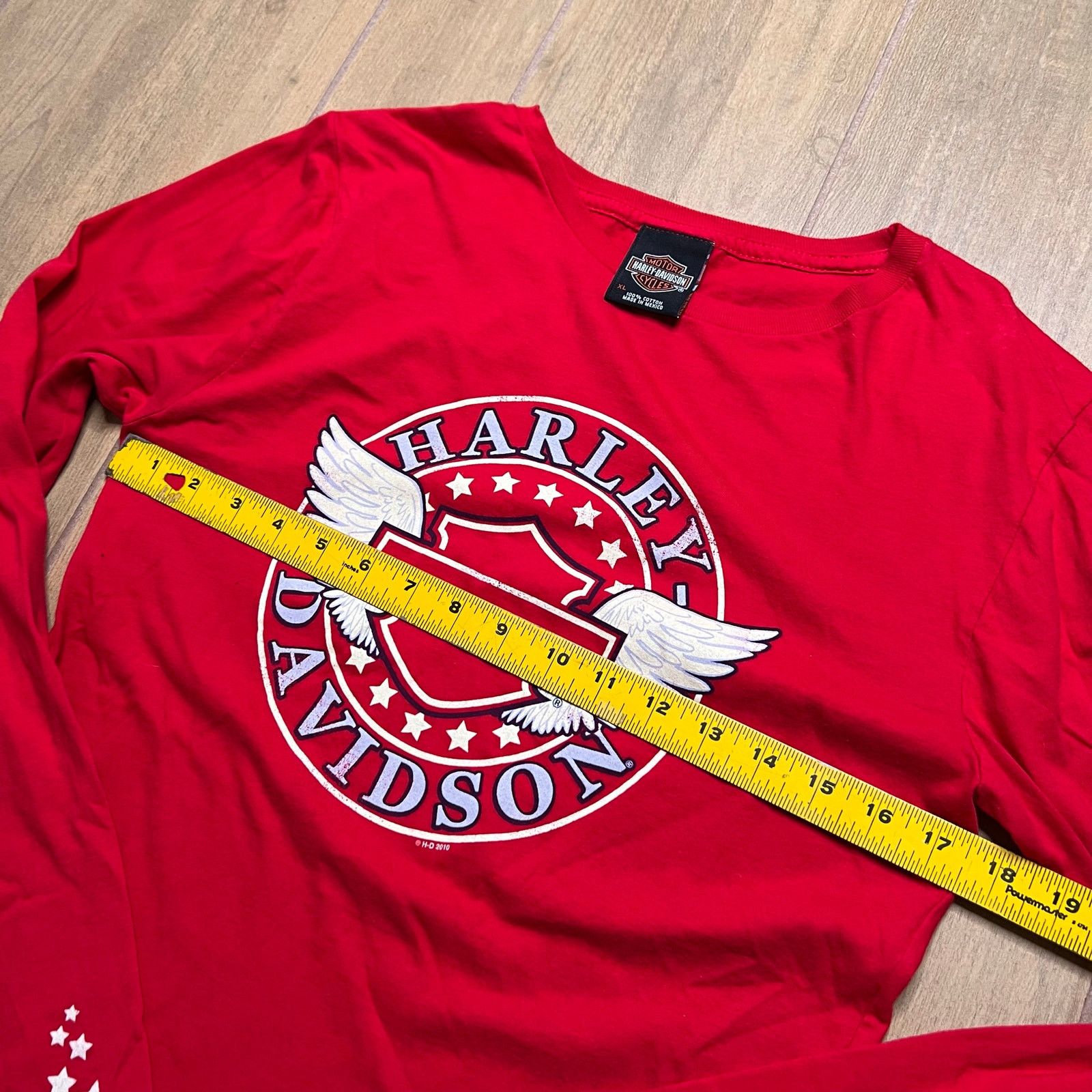 Harley Davidson Vintage Harley Davidson Wings Long Sleeve Red Y2K Women XL Size US XL / EU 56 / 4 - 5 Thumbnail