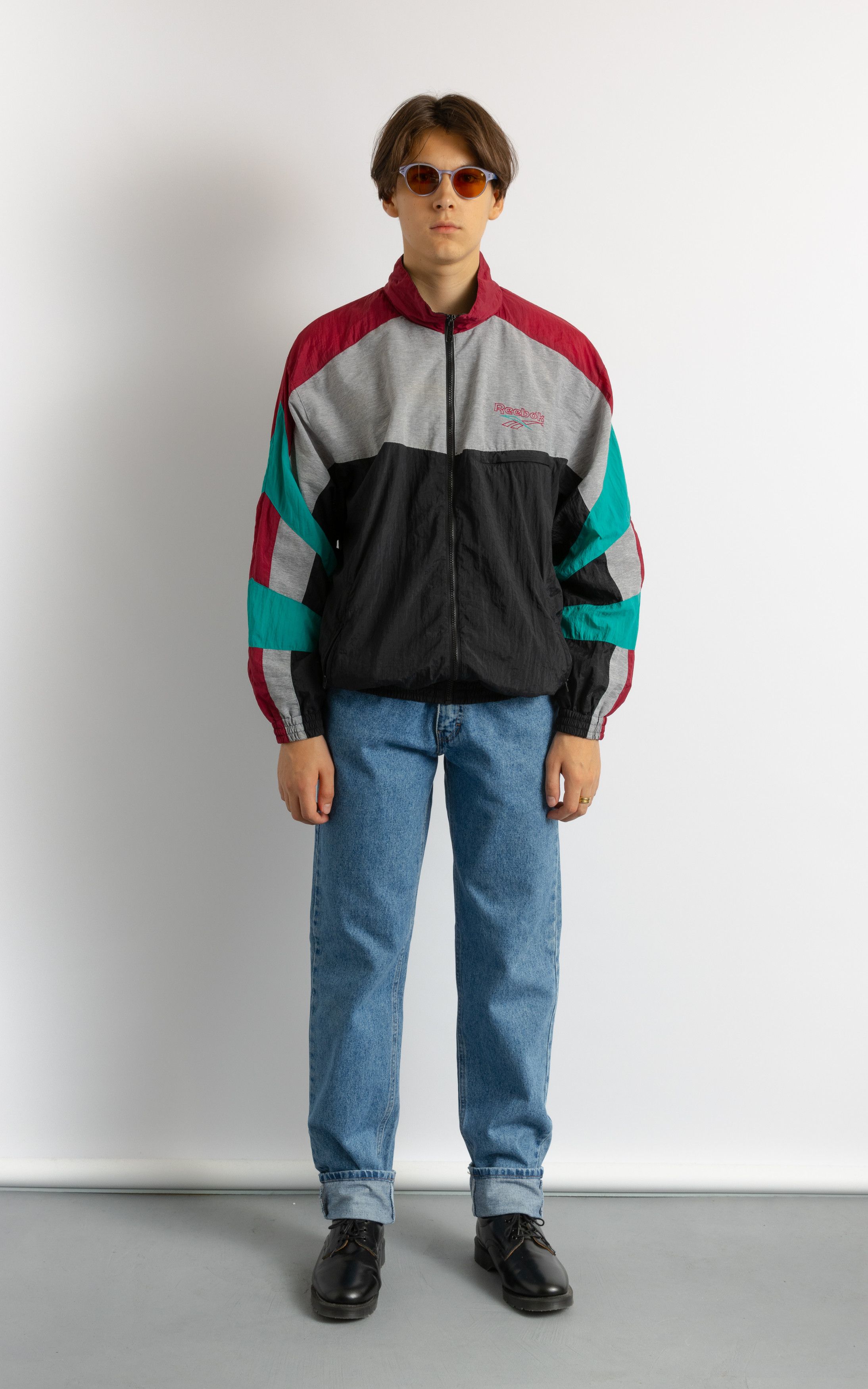 Reebok Reebok Jacket red green authentic jacket 8735 Size US L / EU 52-54 / 3 - 2 Thumbnail