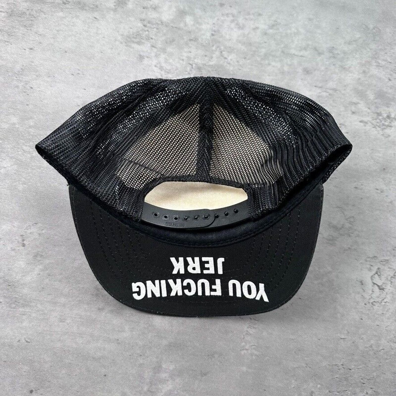 Vintage Vintage Piss Me Off You F***ing Jerk Novelty Hat Size ONE SIZE - 6 Thumbnail