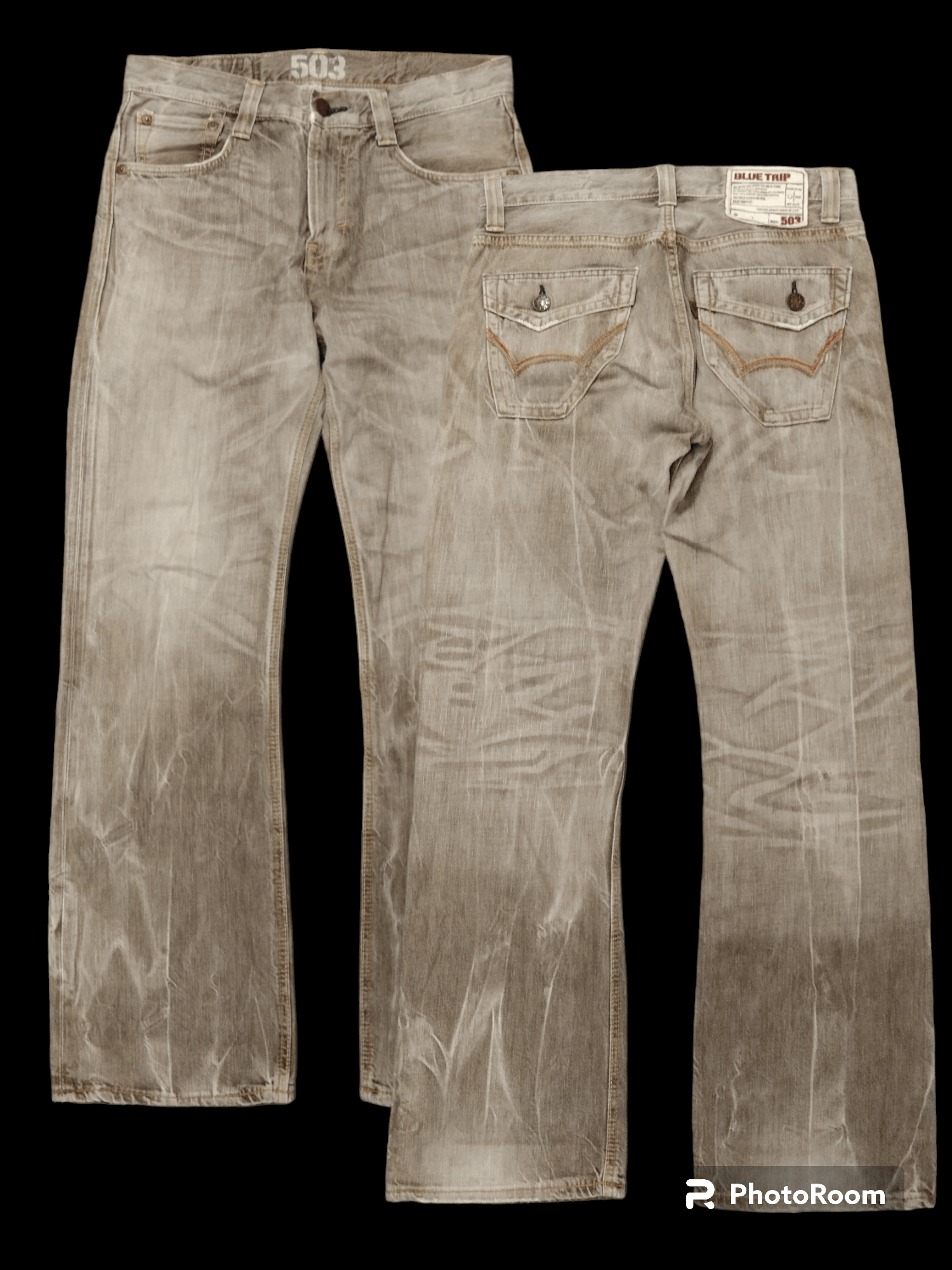 Edwin 🔥INSANE 90s SICK WASHED BROWN EDWIN🇯🇵DENIM PANTS Size US 32 / EU 48 - 1 Thumbnail