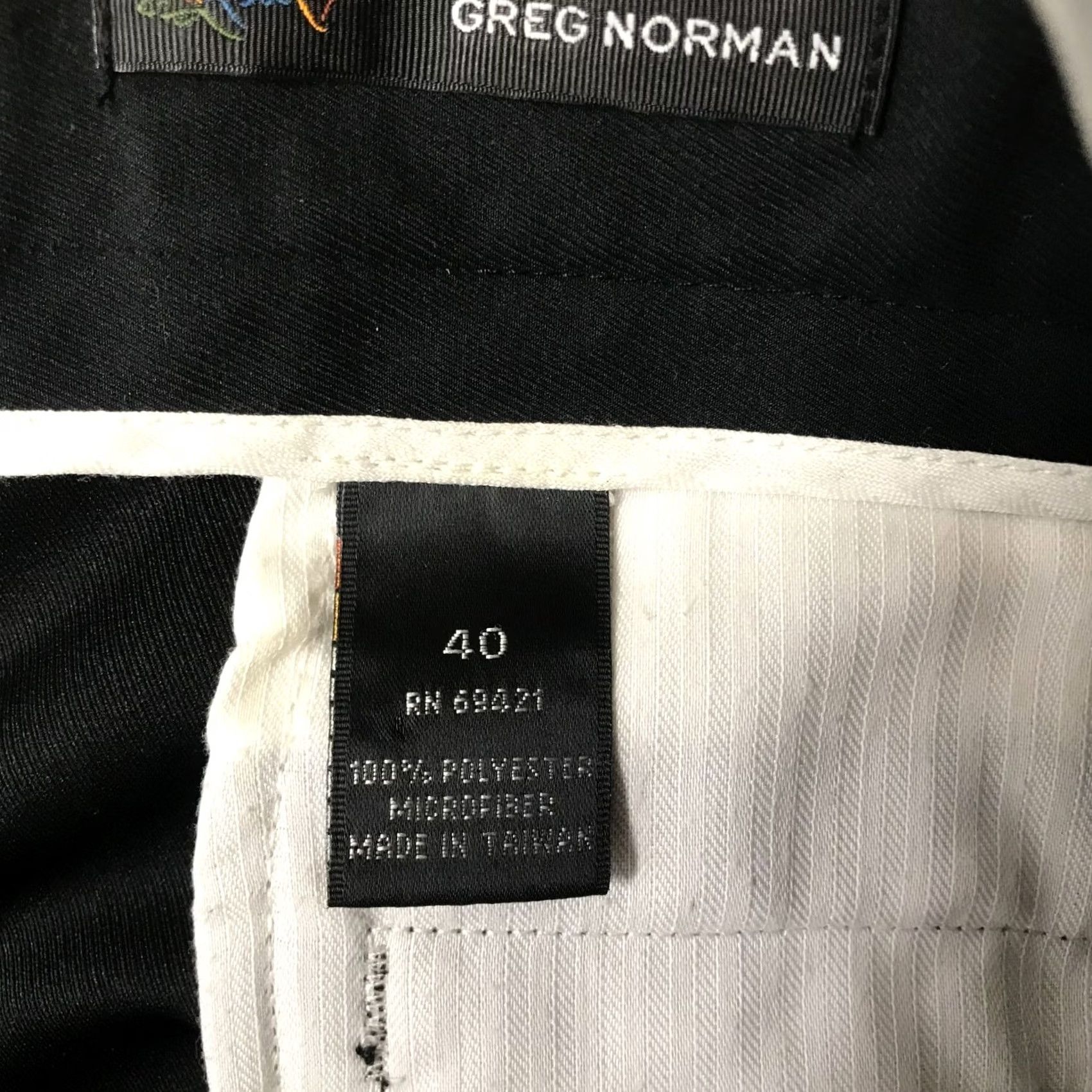 Vintage Greg Norman Mens 40 Black Pleated Golf SHORTS 100% Polyester Size US 40 / EU 56 - 7 Thumbnail