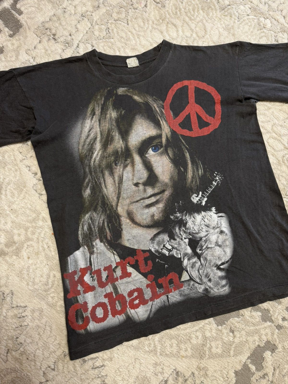 Band Tees Vintage Kurt Cobain Graphic Tee - Nirvana Band Shirt Size US M / EU 48-50 / 2 - 2 Thumbnail