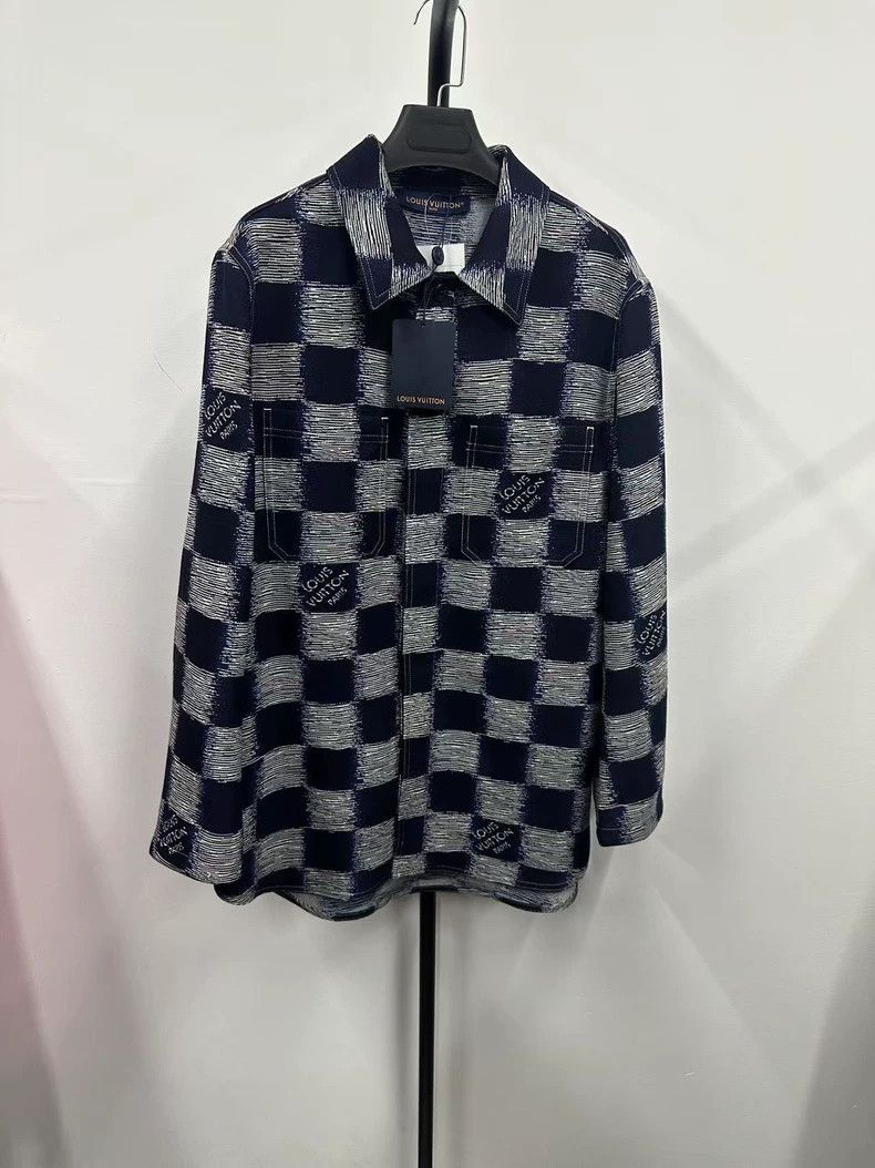 Louis Vuitton louis vuitton ss24 checked long sleeve jacket-dmc Size US L / EU 52-54 / 3 - 1 Thumbnail