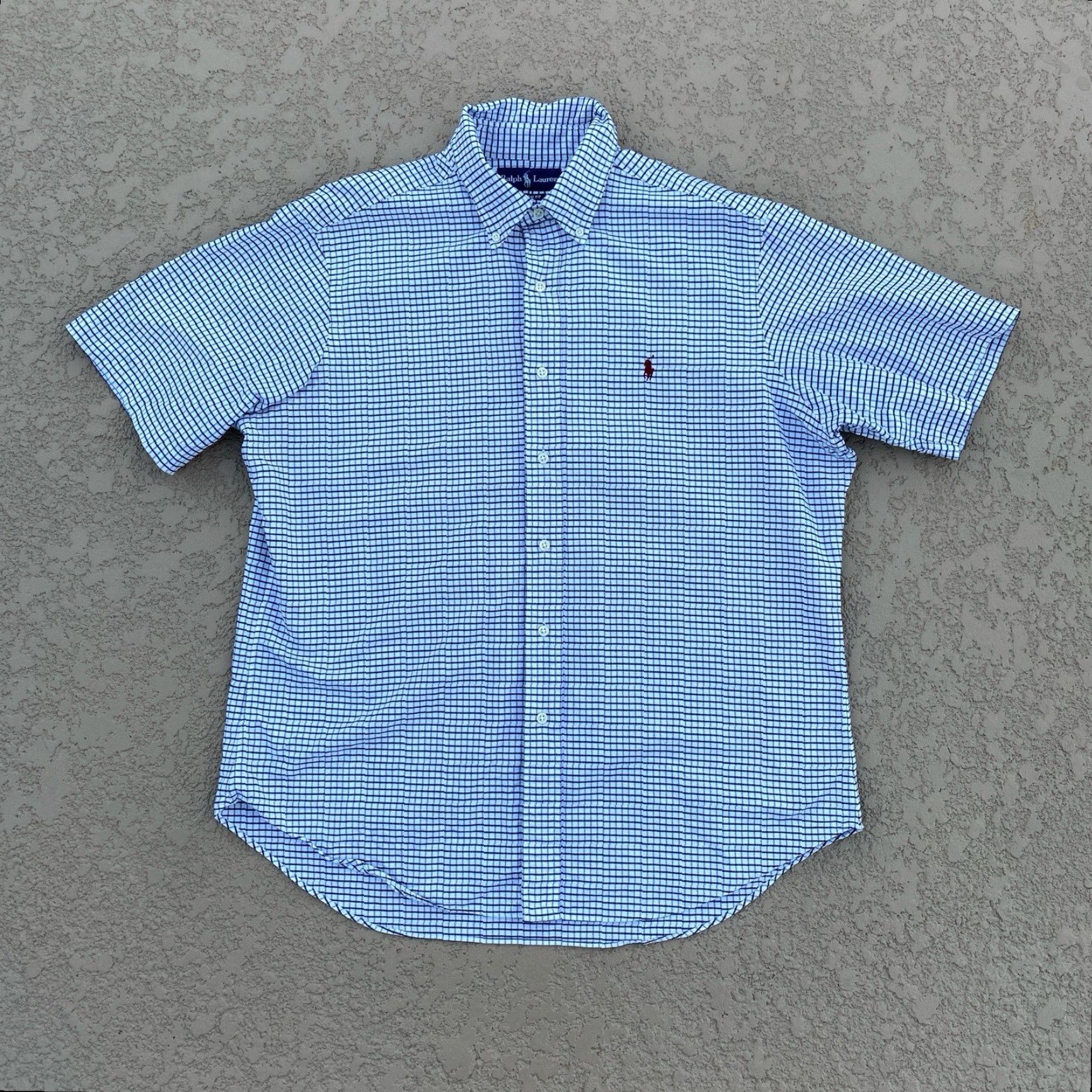 Polo Ralph Lauren Polo Ralph Lauren Shirt Mens L Classic Fit Black White Gingham Check Size US L / EU 52-54 / 3 - 2 Thumbnail