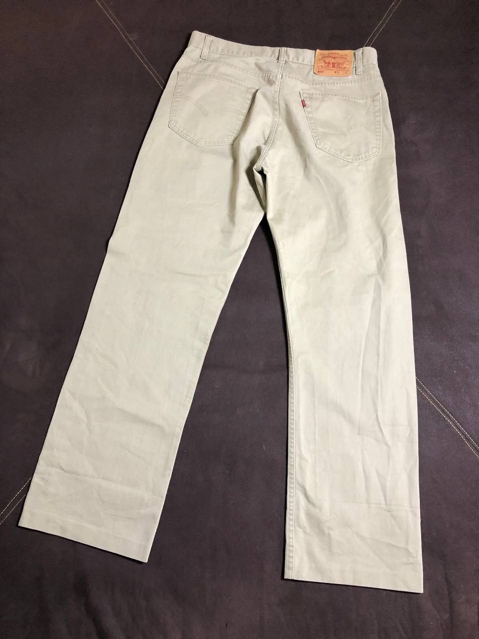 Levi's Vintage 505 Levi's Beige Tan Denim Shorts Grunge 90s . Size US 34 / EU 50 - 16 Thumbnail