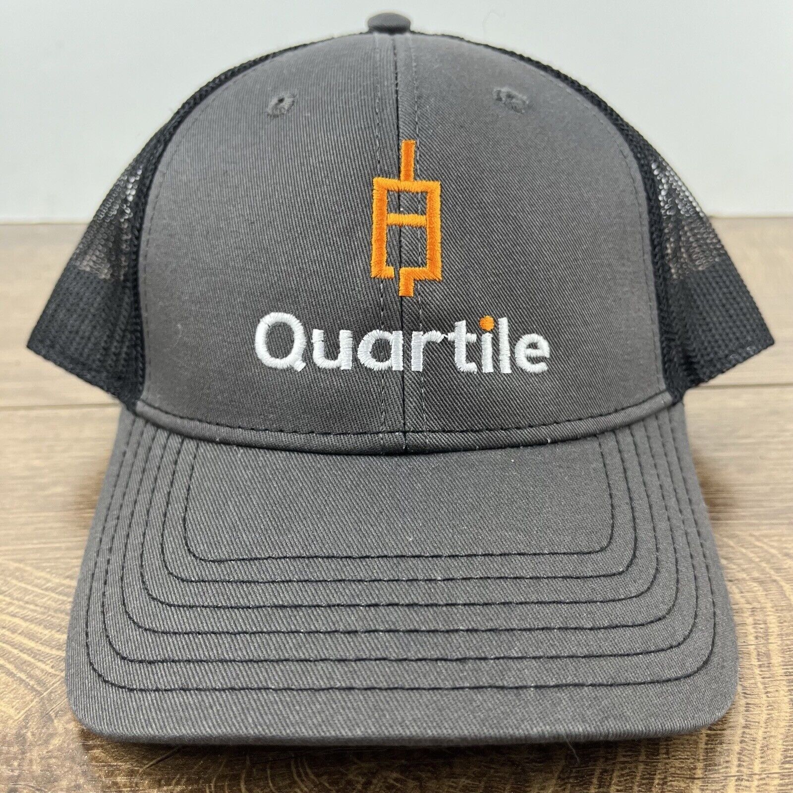 Other Quartile Hat Gray Cap Adjustable Hat Gray Adult Fit Hat Size ONE SIZE - 5 Thumbnail