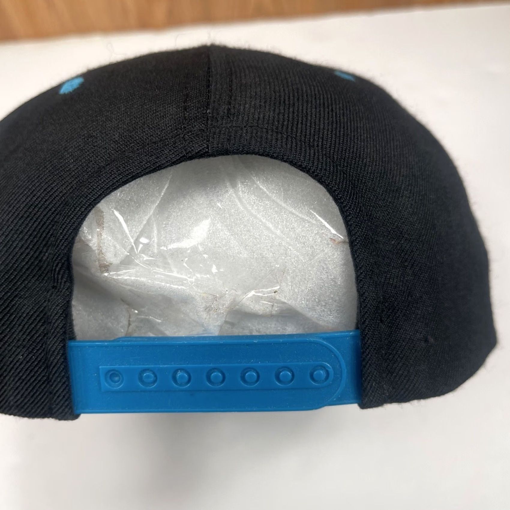 Vintage Yupoong PKA Adjustable Snapback Baseball Golf Hat Cap Black Blue Size ONE SIZE - 7 Thumbnail