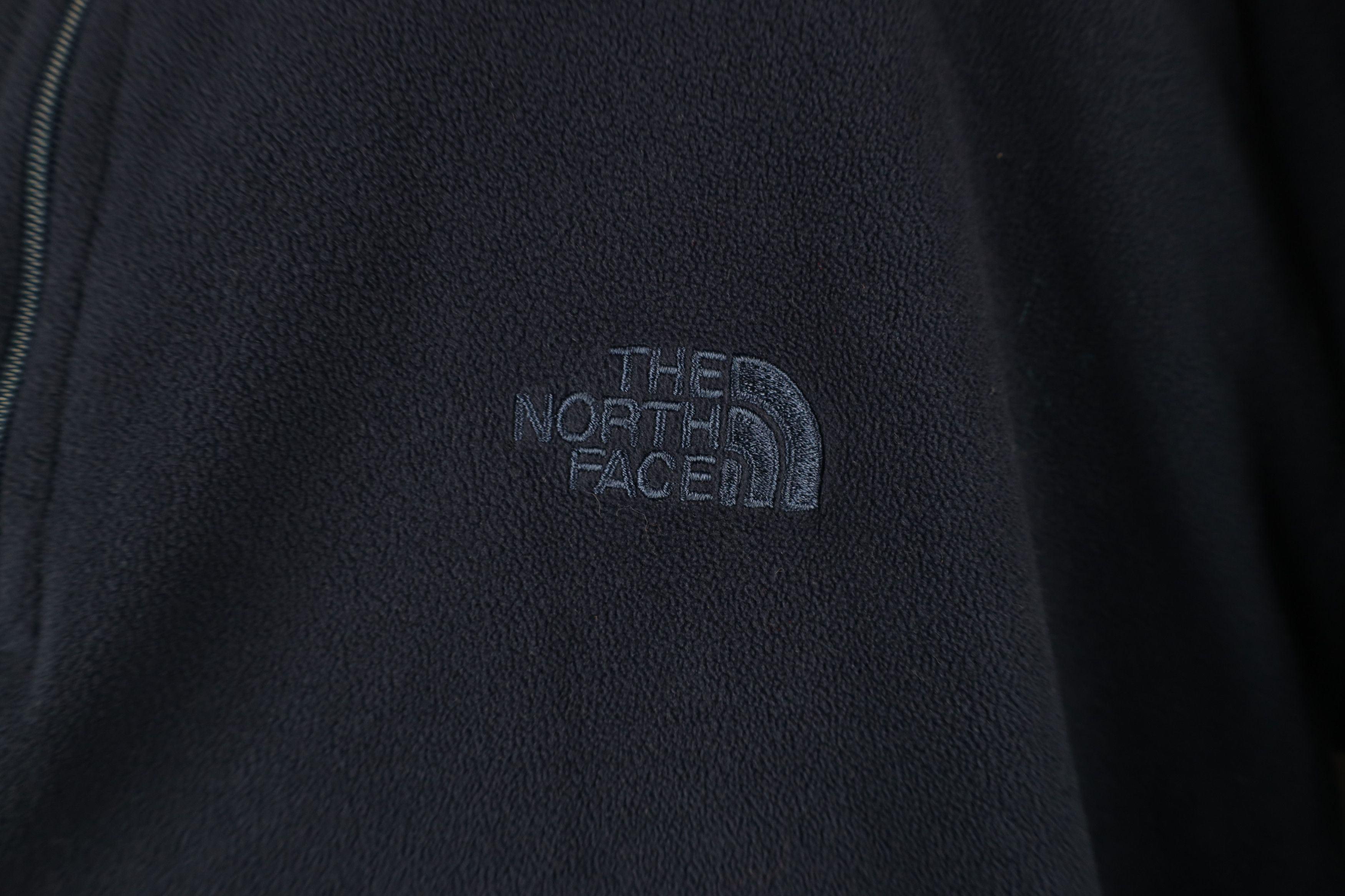 The North Face × Vintage Vintage The North Face Spell Out Half Zip Fleece Sweater Size US L / EU 52-54 / 3 - 5 Thumbnail