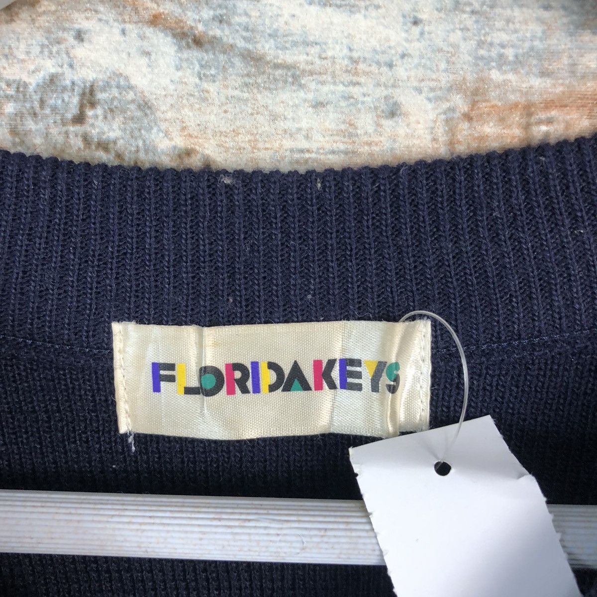 Homespun Knitwear DL Florida Keys japan vintage Dark Blue Knitwear #C165 Size US S / EU 44-46 / 1 - 10 Thumbnail