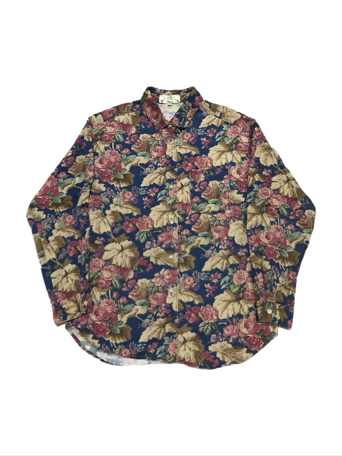 Orvis × Vintage Vtg 90s Orvis Fly Fishing Floral Button Up Size L / US 10 / IT 46 - 1 Thumbnail