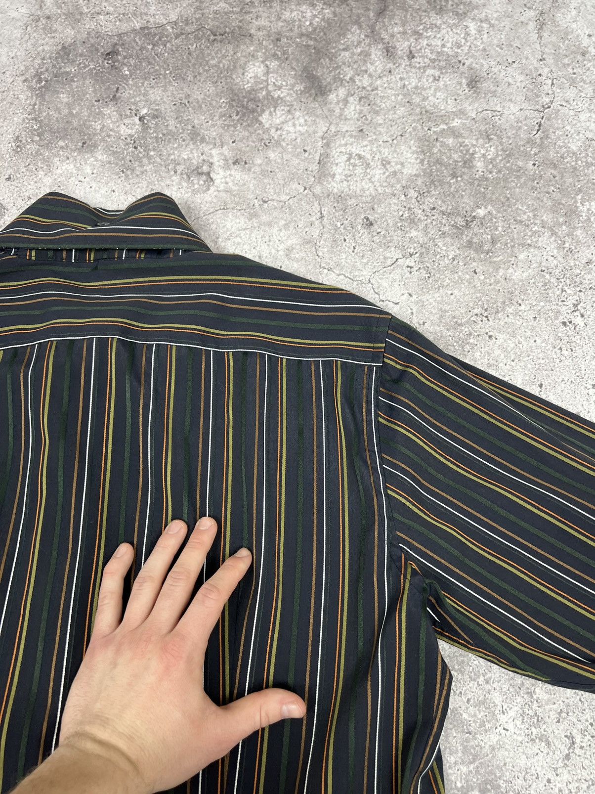 Dolce & Gabbana Vintage Dolce & Gabbana Striped Button Up Shirt Long Sleeve Size US XL / EU 56 / 4 - 21 Thumbnail