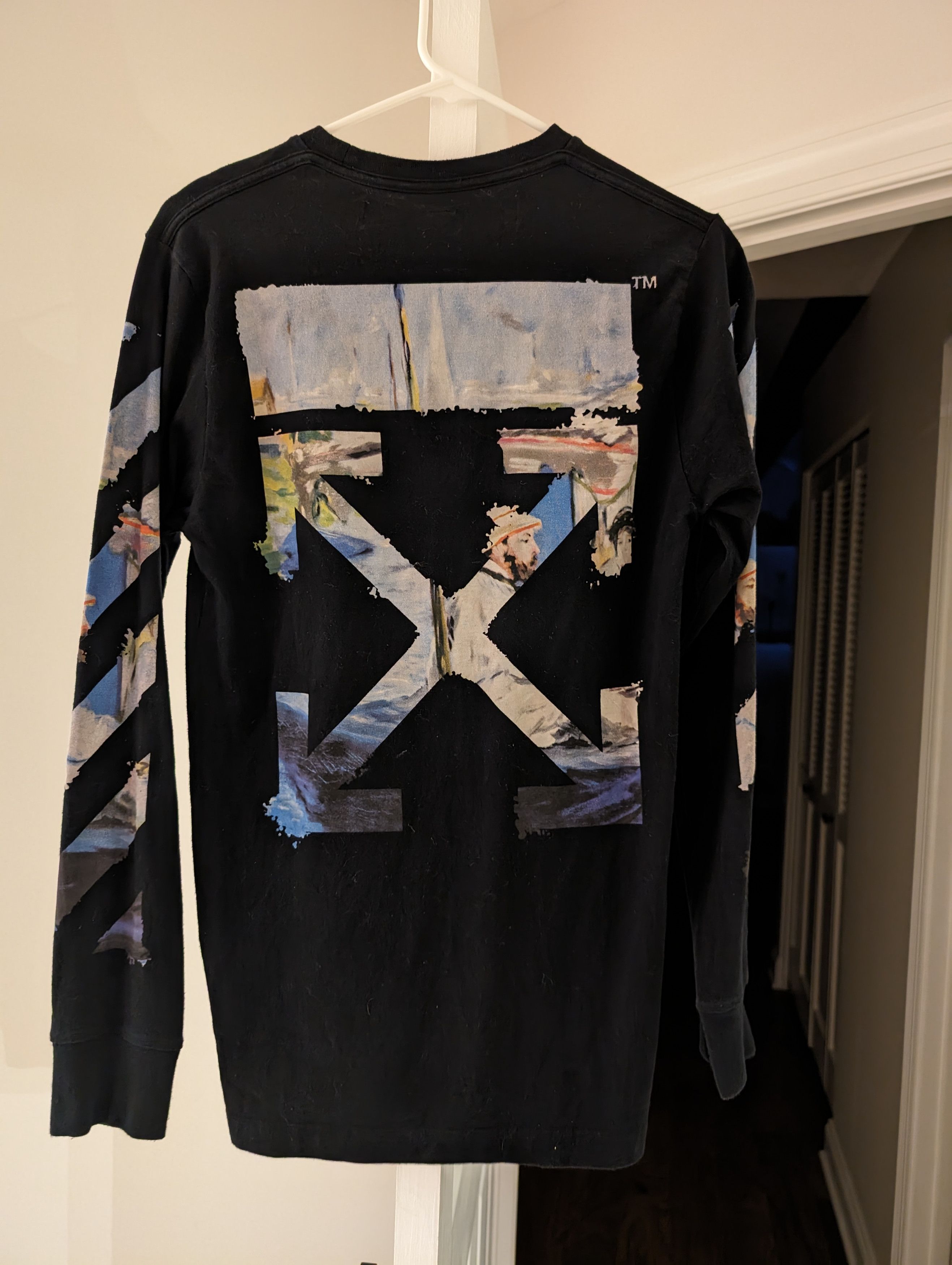 Off White Off white impressionism oil painting shirt Grailed