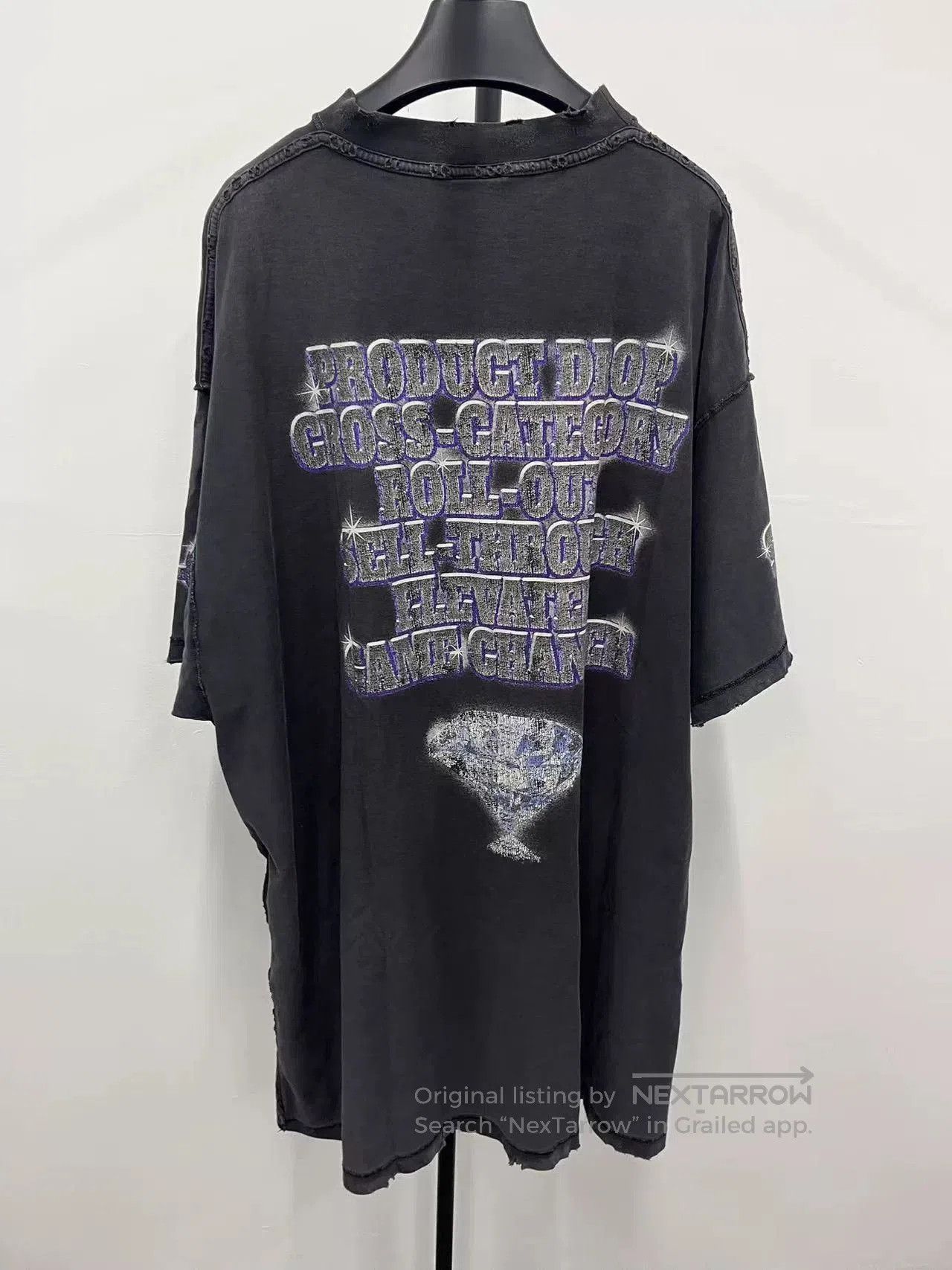 Balenciaga Balenciaga 24SS Washed Distressed T-Shirt. Size US M / EU 48-50 / 2 - 2 Thumbnail