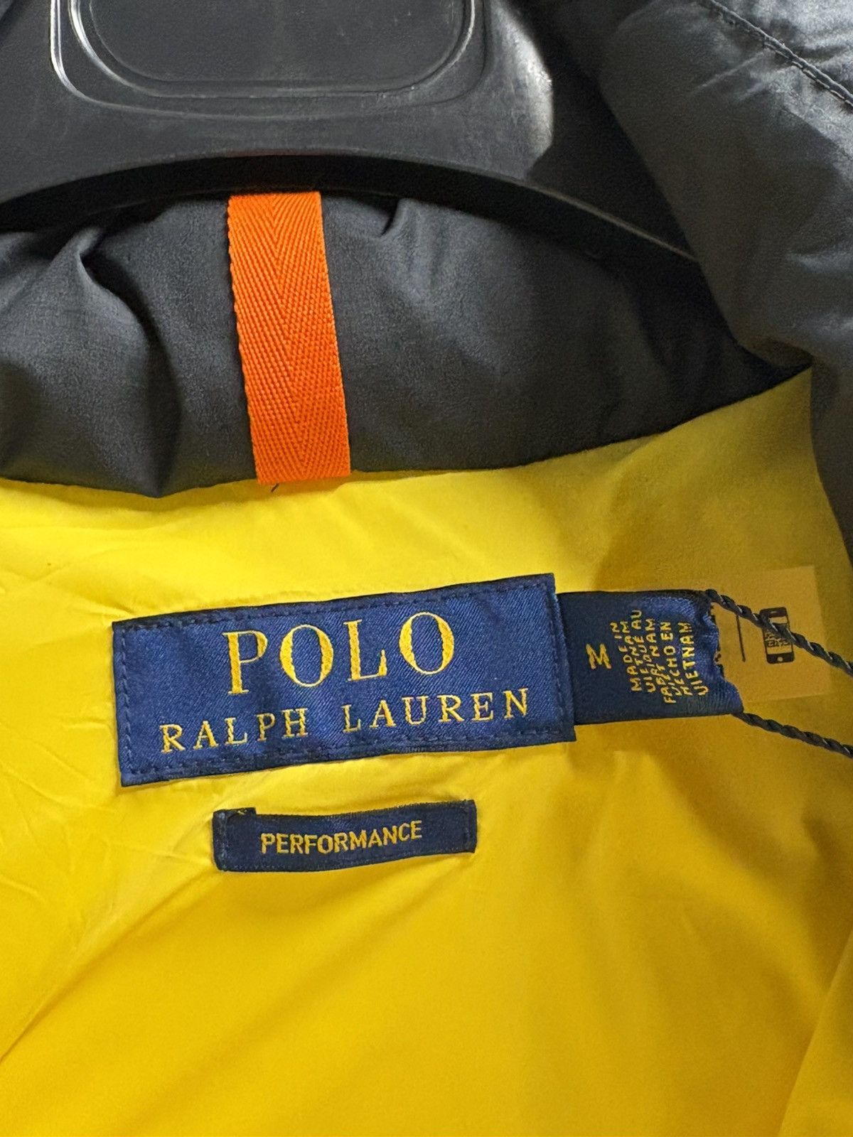 Polo Ralph Lauren Yellow & Black Hooded Puffer Jacket Ralph Lauren Men M Size US M / EU 48-50 / 2 - 7 Thumbnail