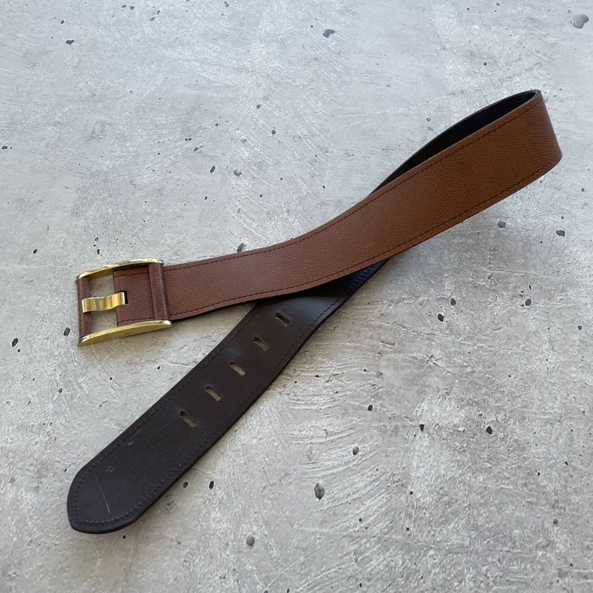 Jil Sander Vintage Jil Sander Leather Belt Luxury Archive Brown Size ONE SIZE - 5 Thumbnail