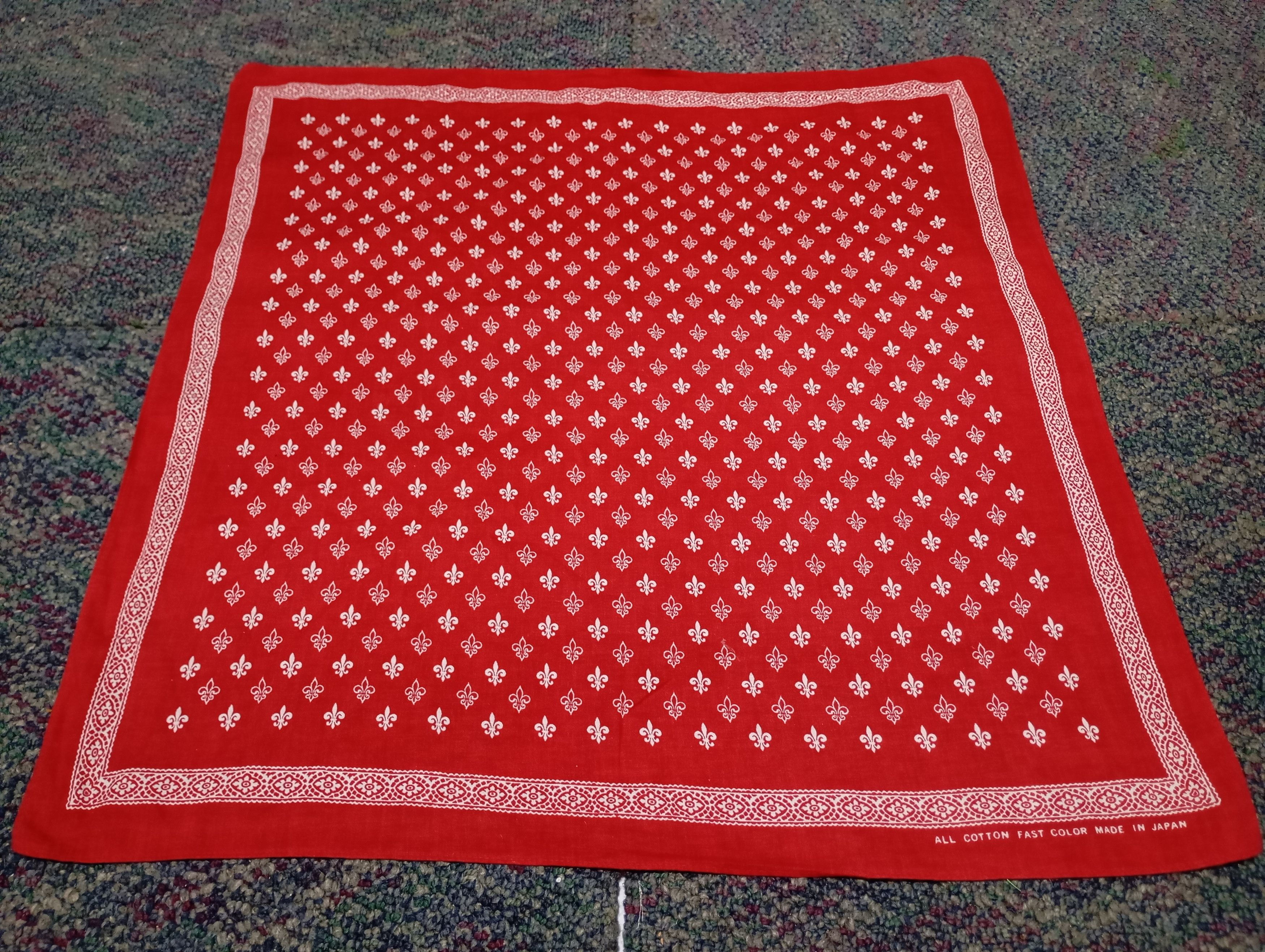 Japanese Brand Vintage Paisley Bandana Made in Japan Size ONE SIZE - 3 Thumbnail