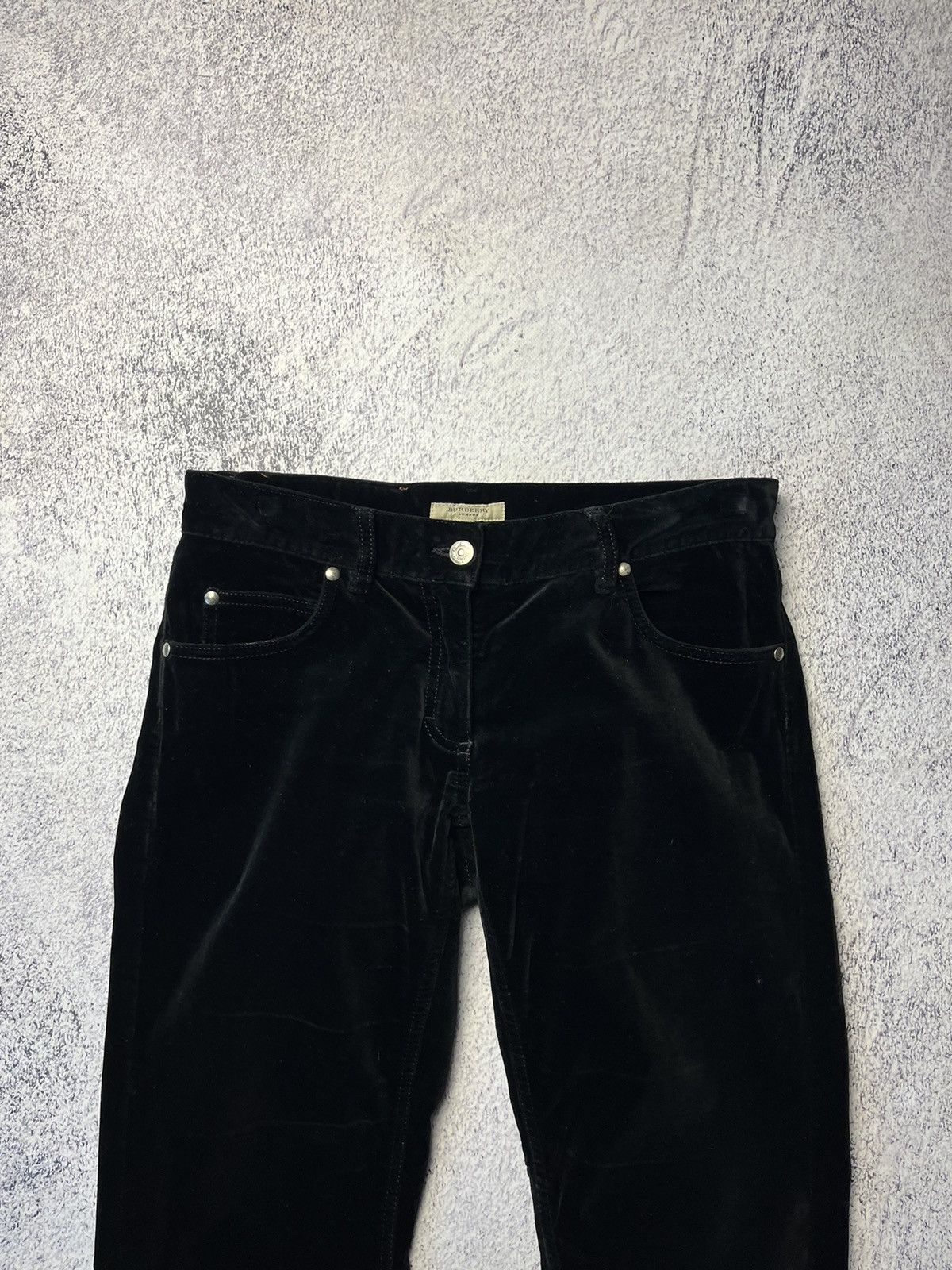 Burberry Vintage Burberry Velveteen Pants Y2K Size 28" / US 6 / IT 42 - 3 Thumbnail