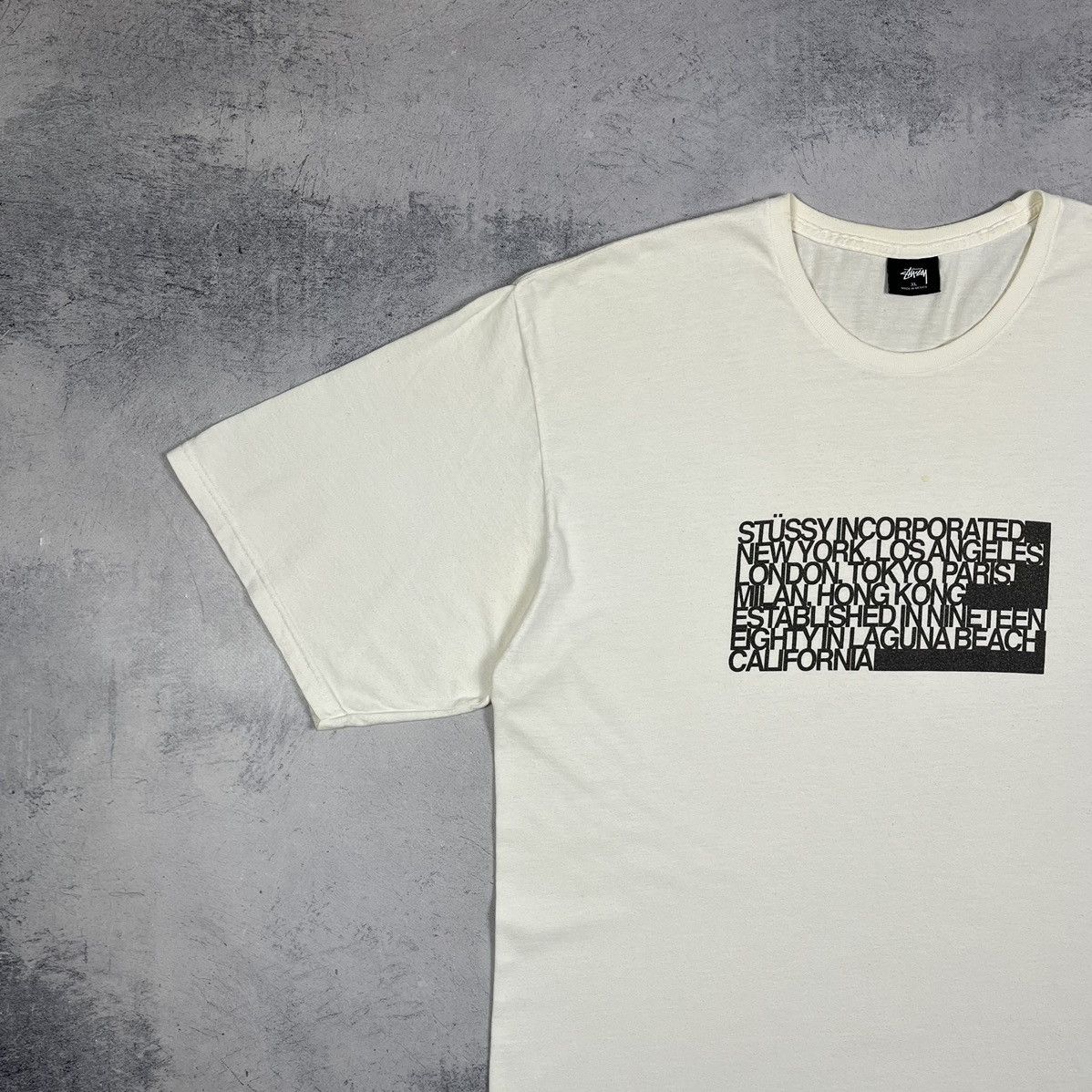 Stussy Vintage Stussy Incorporated Y2K Big Logo T Shirt 90’s Size US XL / EU 56 / 4 - 4 Thumbnail