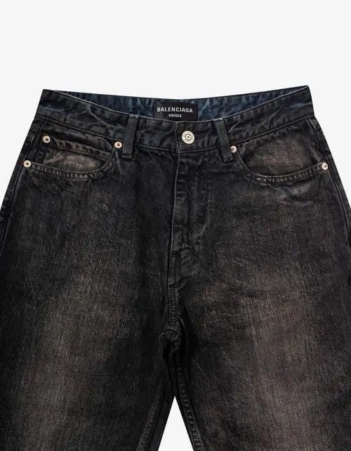 Balenciaga Balenciaga Dark Brown Slim Denim Shorts Size US 30 / EU 46 - 3 Thumbnail