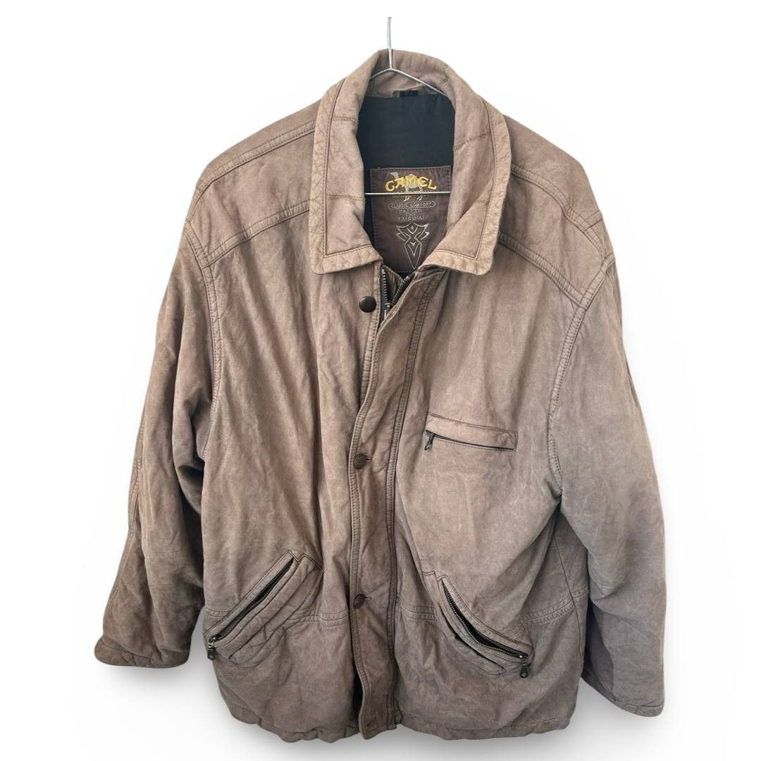 Camel Camel leather JKT #1039 Size US L / EU 52-54 / 3 - 1 Thumbnail