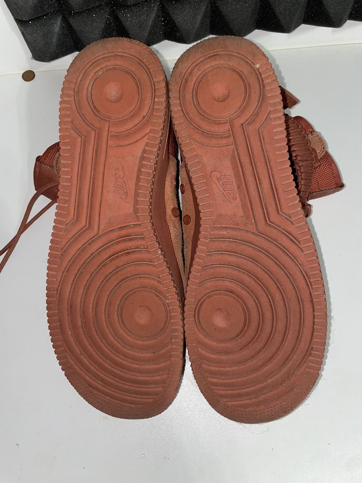 Nike Nike SF AIr Force 1 Dusty peach Clay Size US 11 / EU 44 - 3 Thumbnail