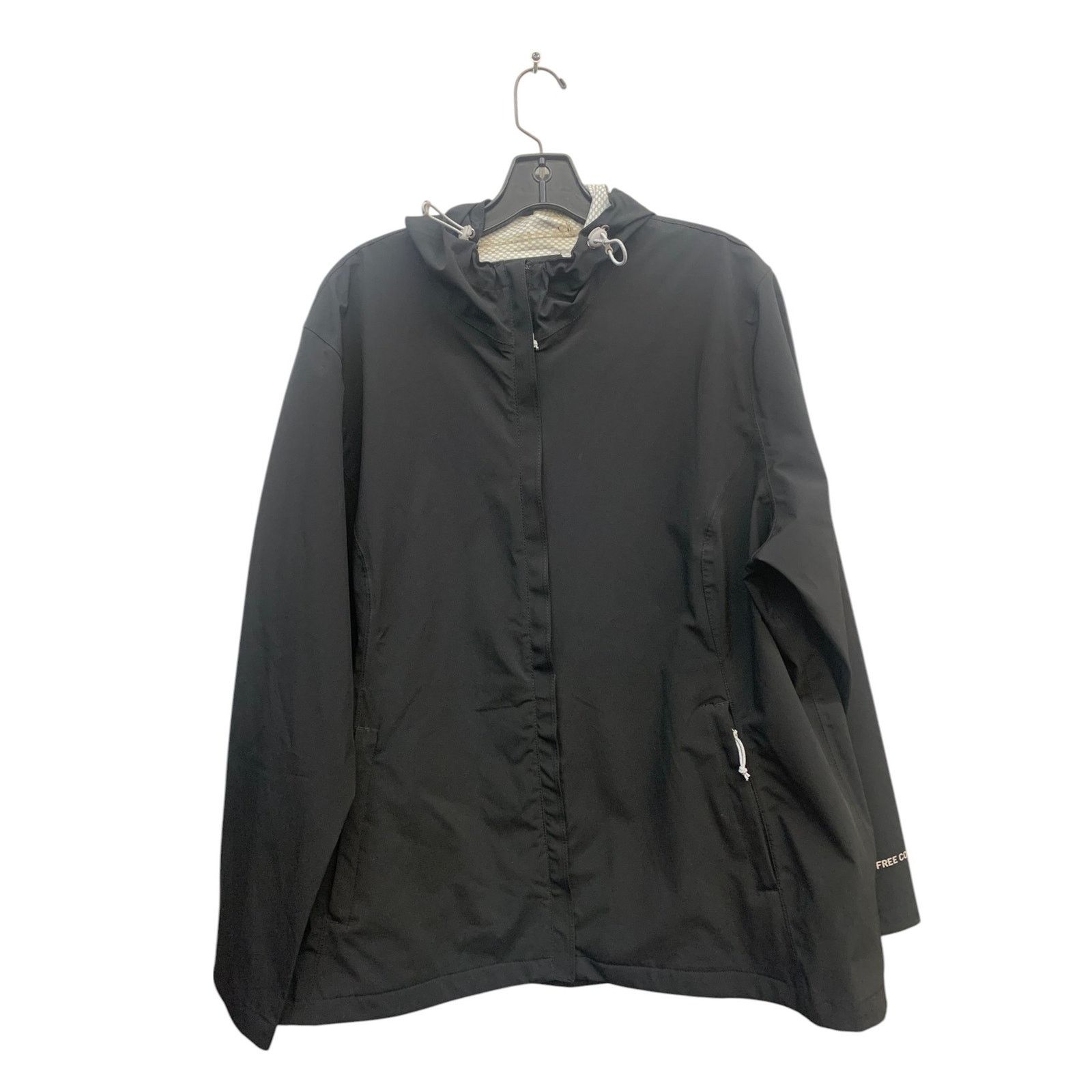 Free Country Free County Light Rain Jacket with hood Black SZ XXL Size US XXL / EU 58 / 5 - 4 Thumbnail