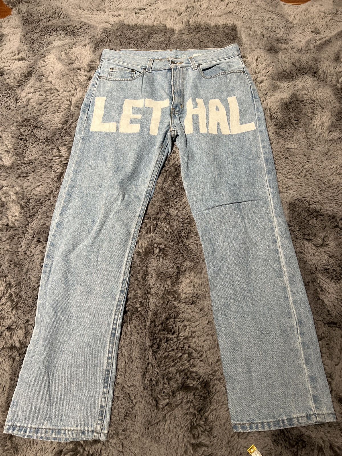 Japanese Brand × Vintage VINTAGE DENIM - LETHAL MINDS BRAND Size US 32 / EU 48 - 1 Thumbnail