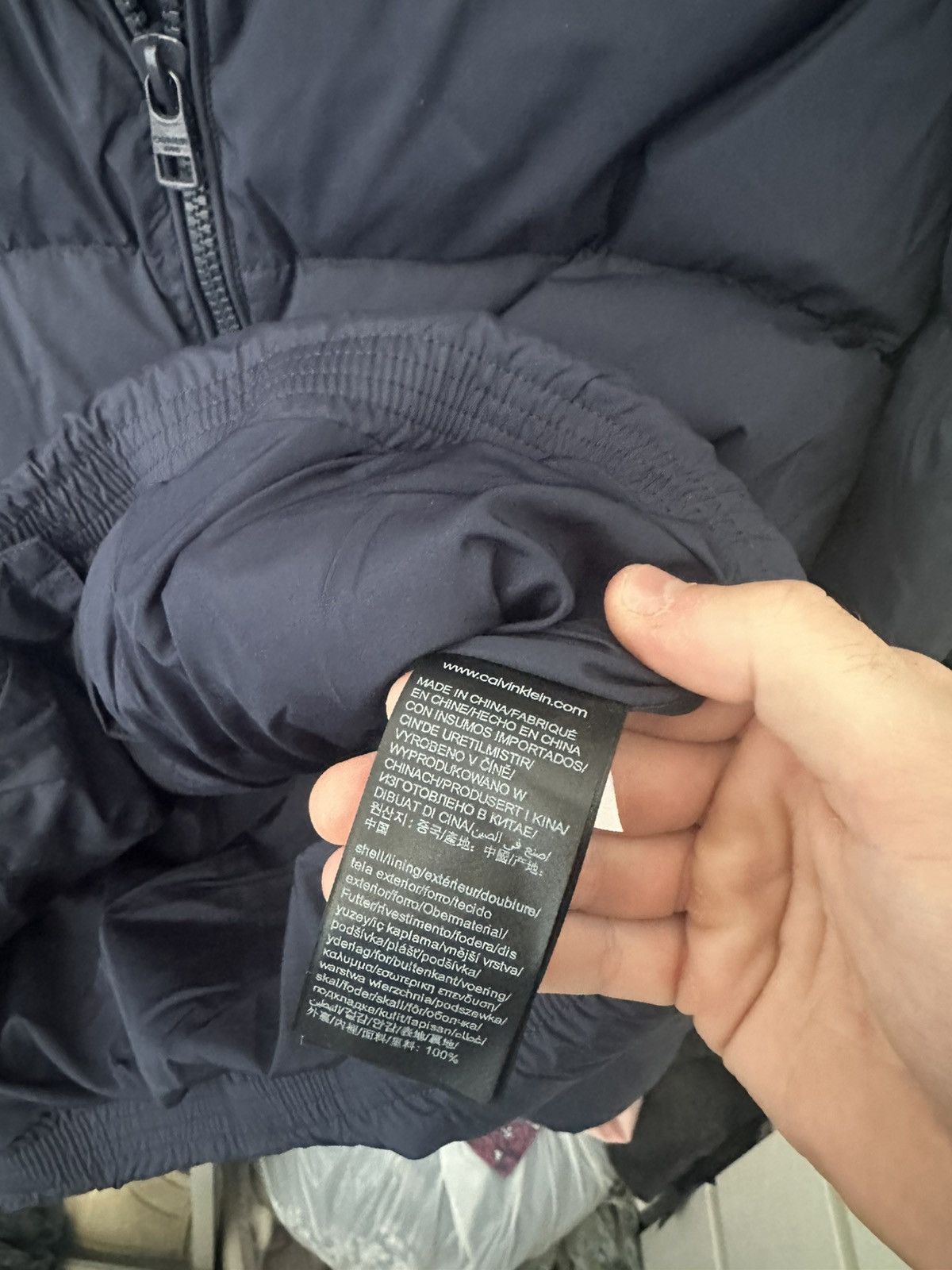 Calvin Klein Calvin Klein Jeans Puffer Jacket – Navy – Size M Size US M / EU 48-50 / 2 - 5 Thumbnail