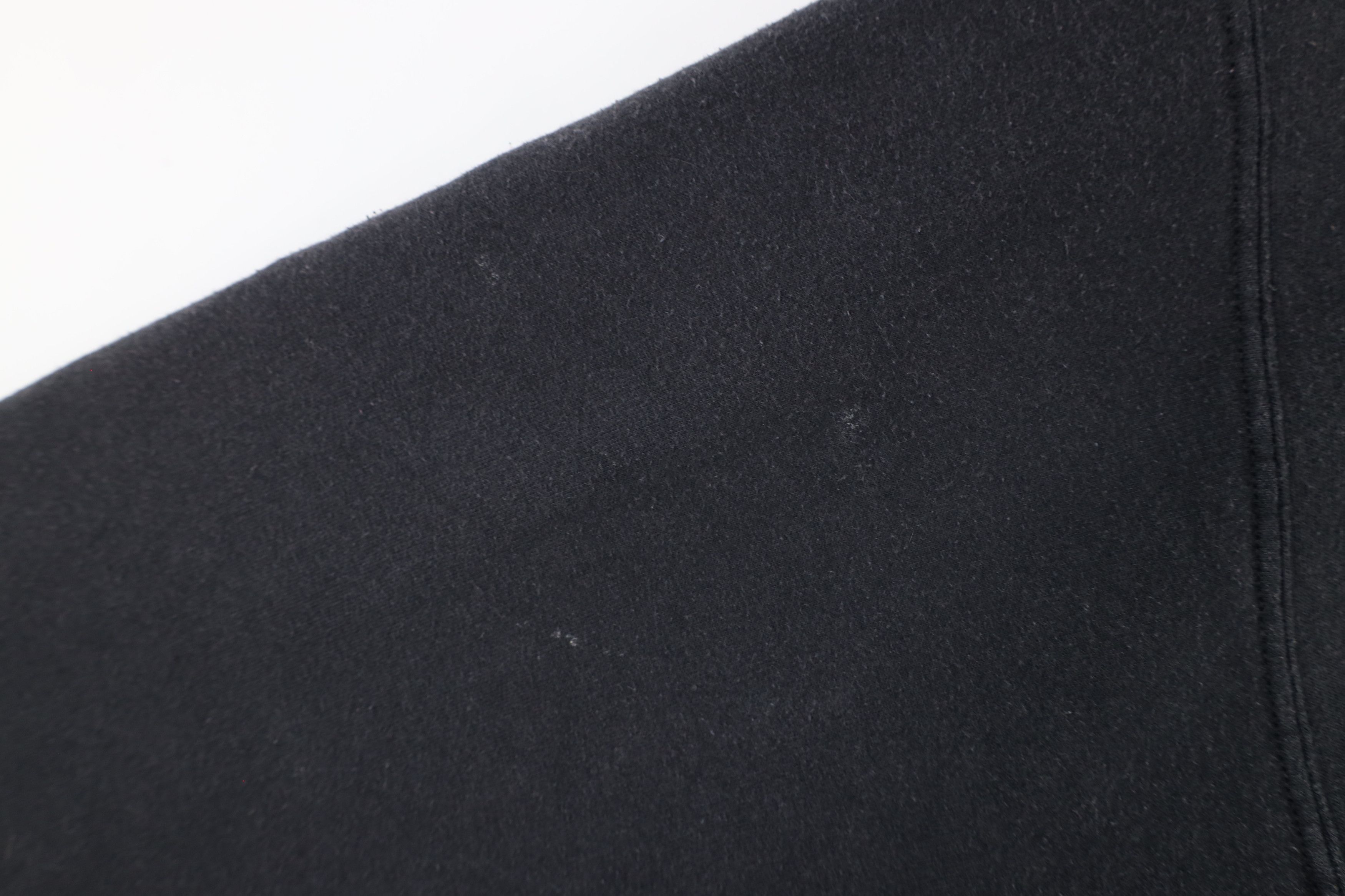 Vintage Vintage 90s Streetwear Faded Blank Crewneck Sweatshirt Black Size US XL / EU 56 / 4 - 6 Thumbnail