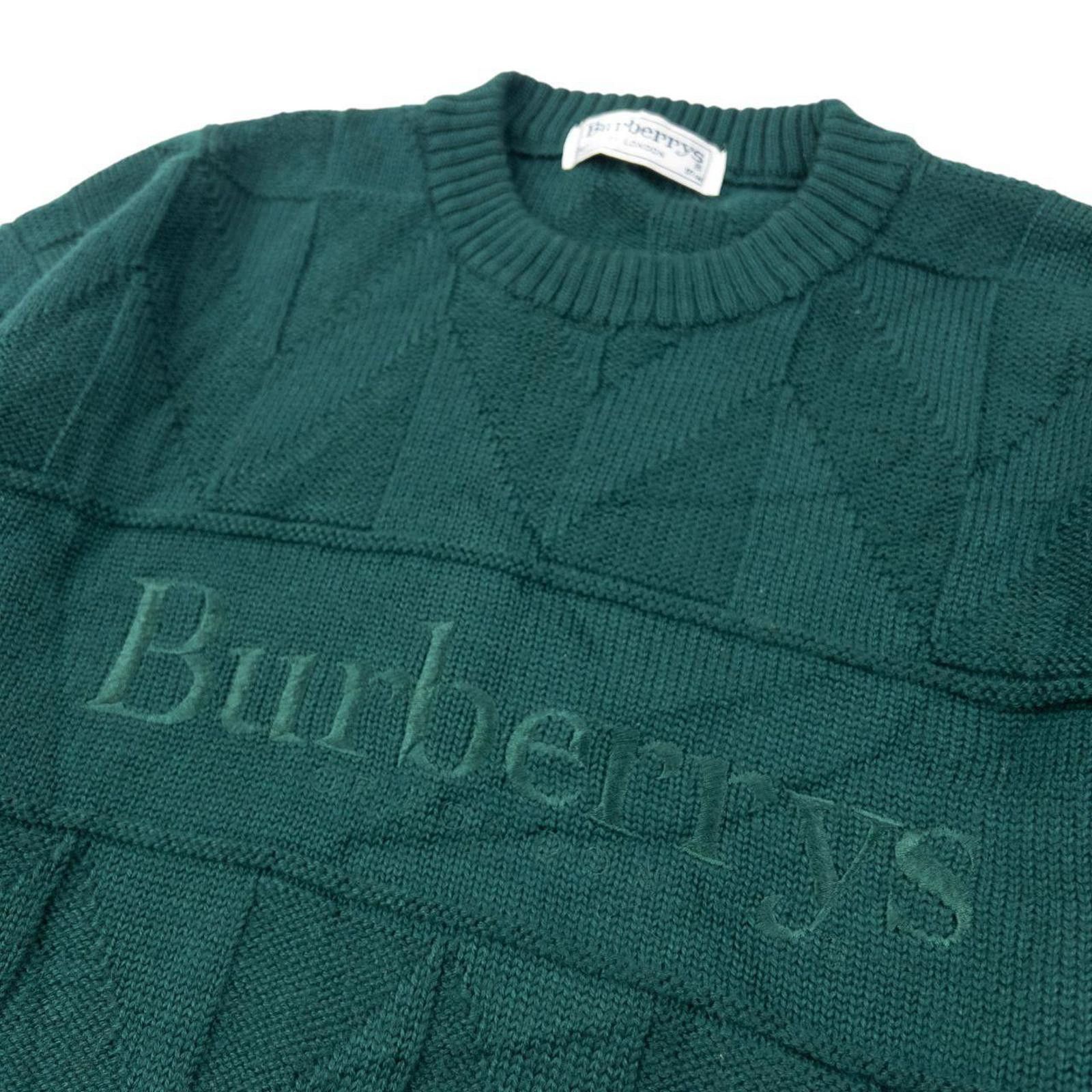 Burberry Vintage 90s Burberry Embroidered Wool Knit Jumper Size S Size US S / EU 44-46 / 1 - 4 Thumbnail