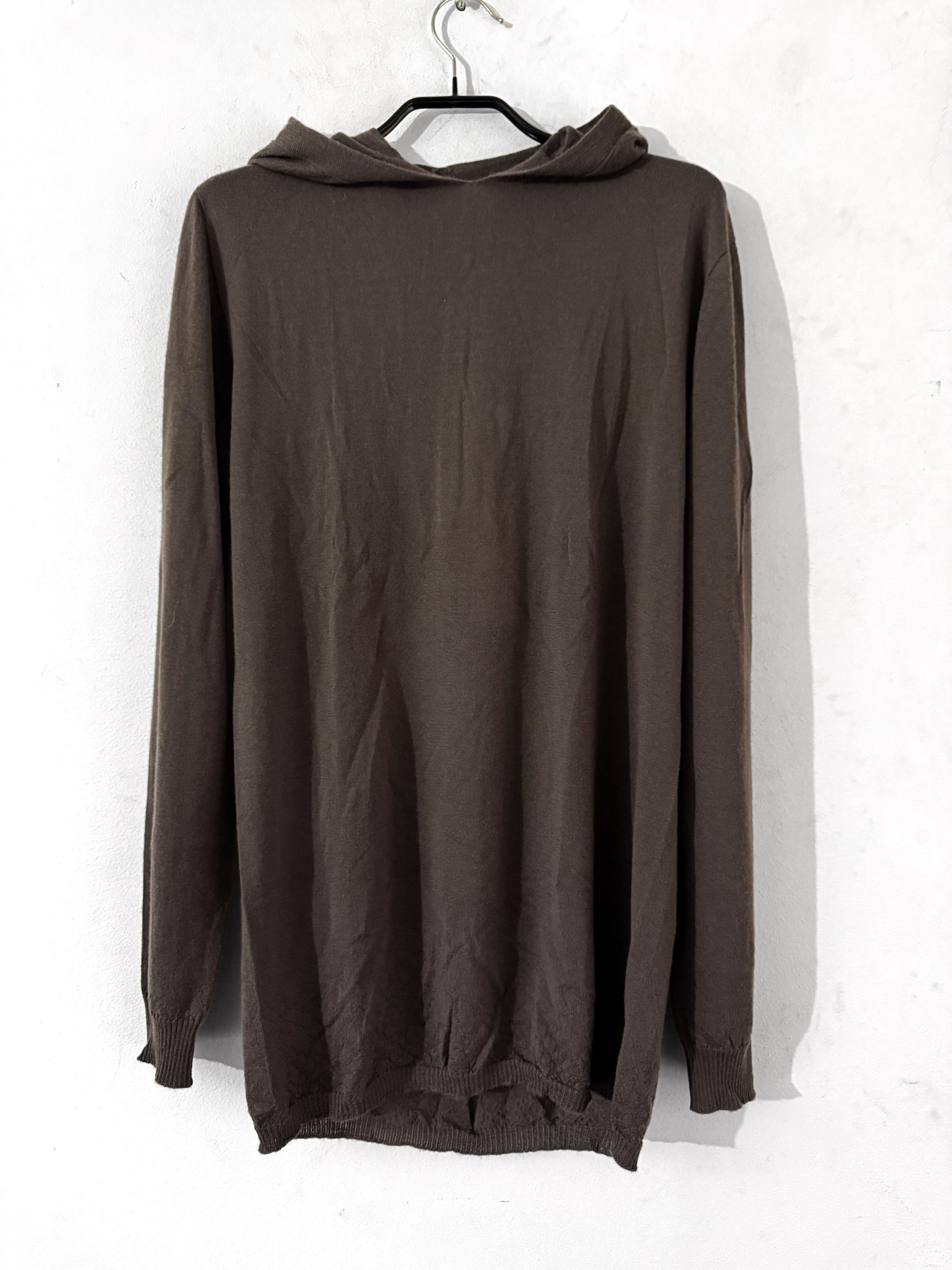 Rick Owens Cashmere Light Sweater Hoodie Size US XL / EU 56 / 4 - 6 Thumbnail
