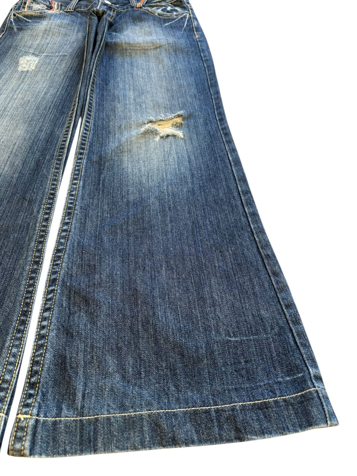 Japanese Brand Vintage Japanese Brand Blue Wash Bootcut Flare Jeans Size US 29 - 7 Thumbnail